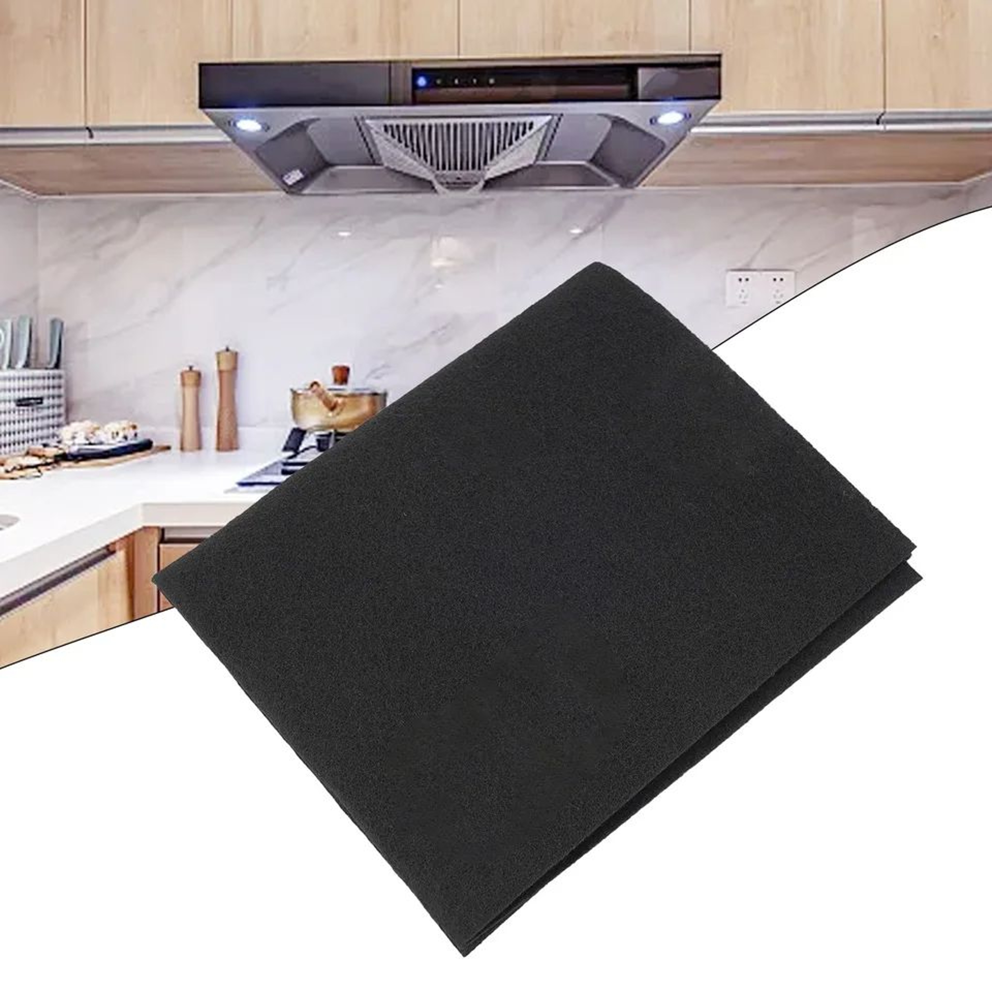 57x47cm Universal Activated Carbon Filter Cotton  CuttoSize Range Hood  Air Purifier Replacement Sh 4
