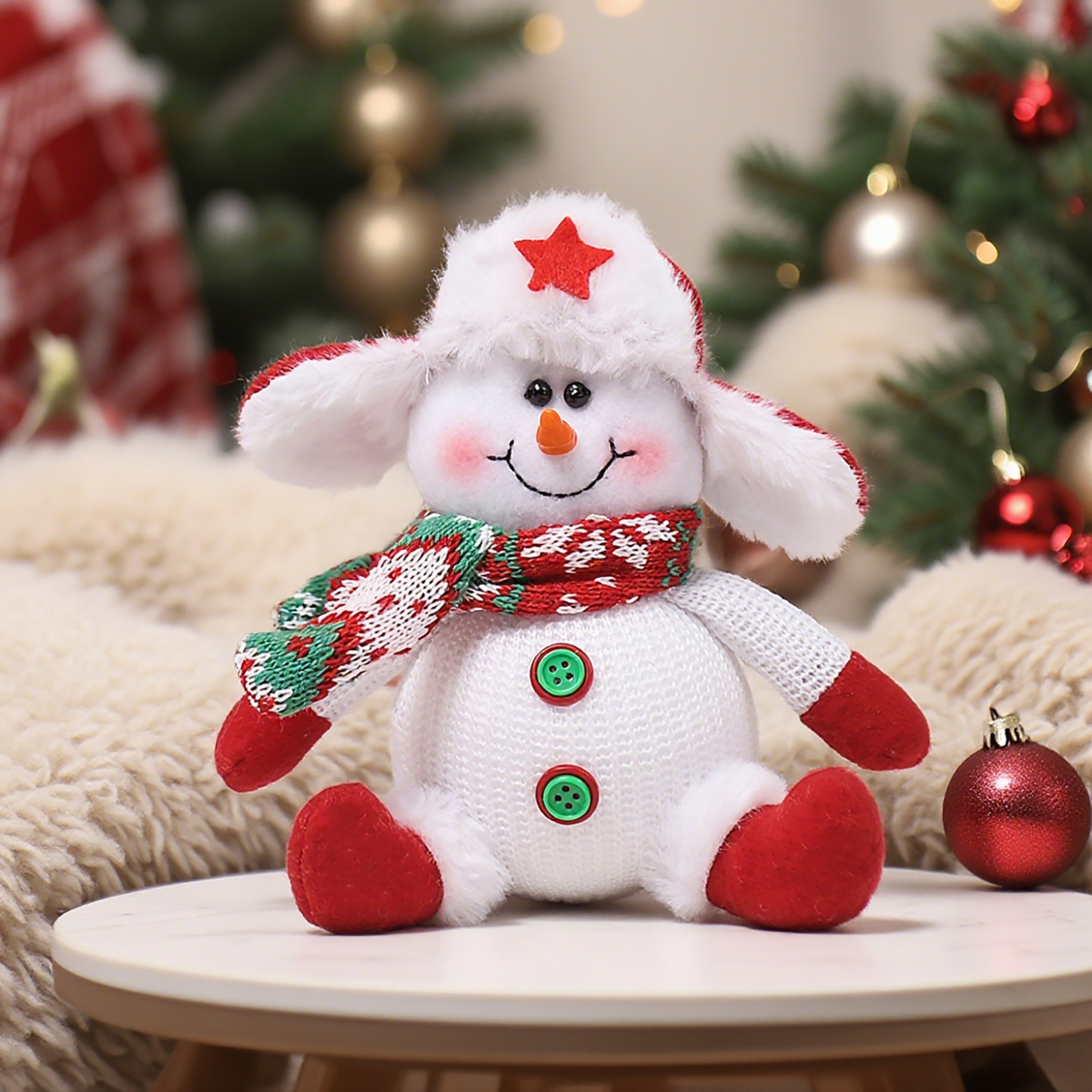 Santa Claus Snowman, Elk Doll Children Xmas Gift, Tree Plush Ornaments, Home Christmas Decorations, Party New Year – view 8