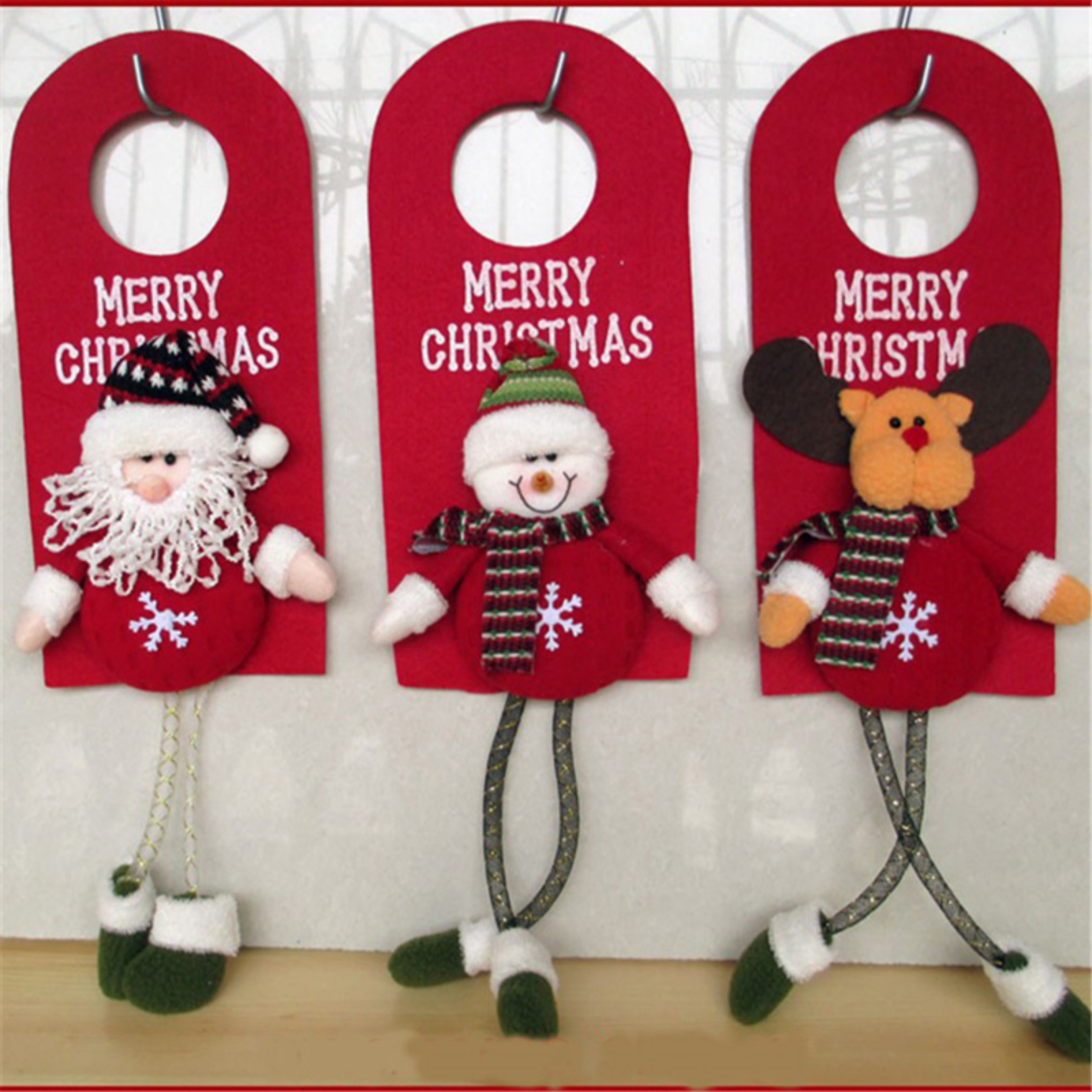 Christmas Tree Decoration, Santa Claus Pendant, Elk Snowman Pendant, Happy New Year Ornament, Noel Navidad Christmas – view 4