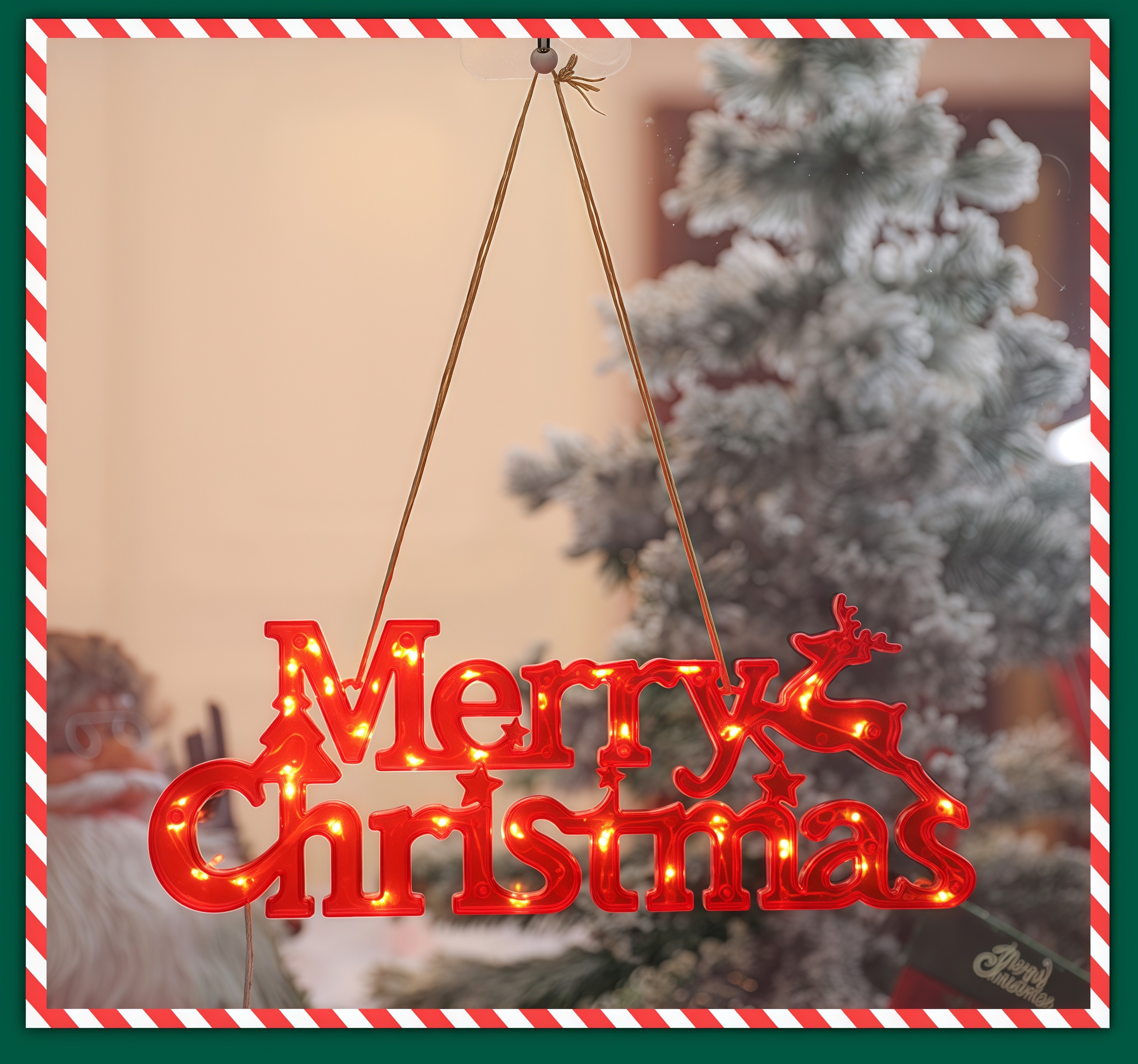 LED Letter Tag Light String Fairy Garland, Christmas Decoration, Xmas Merry Christmas, Christmas Deco for Home – view 4