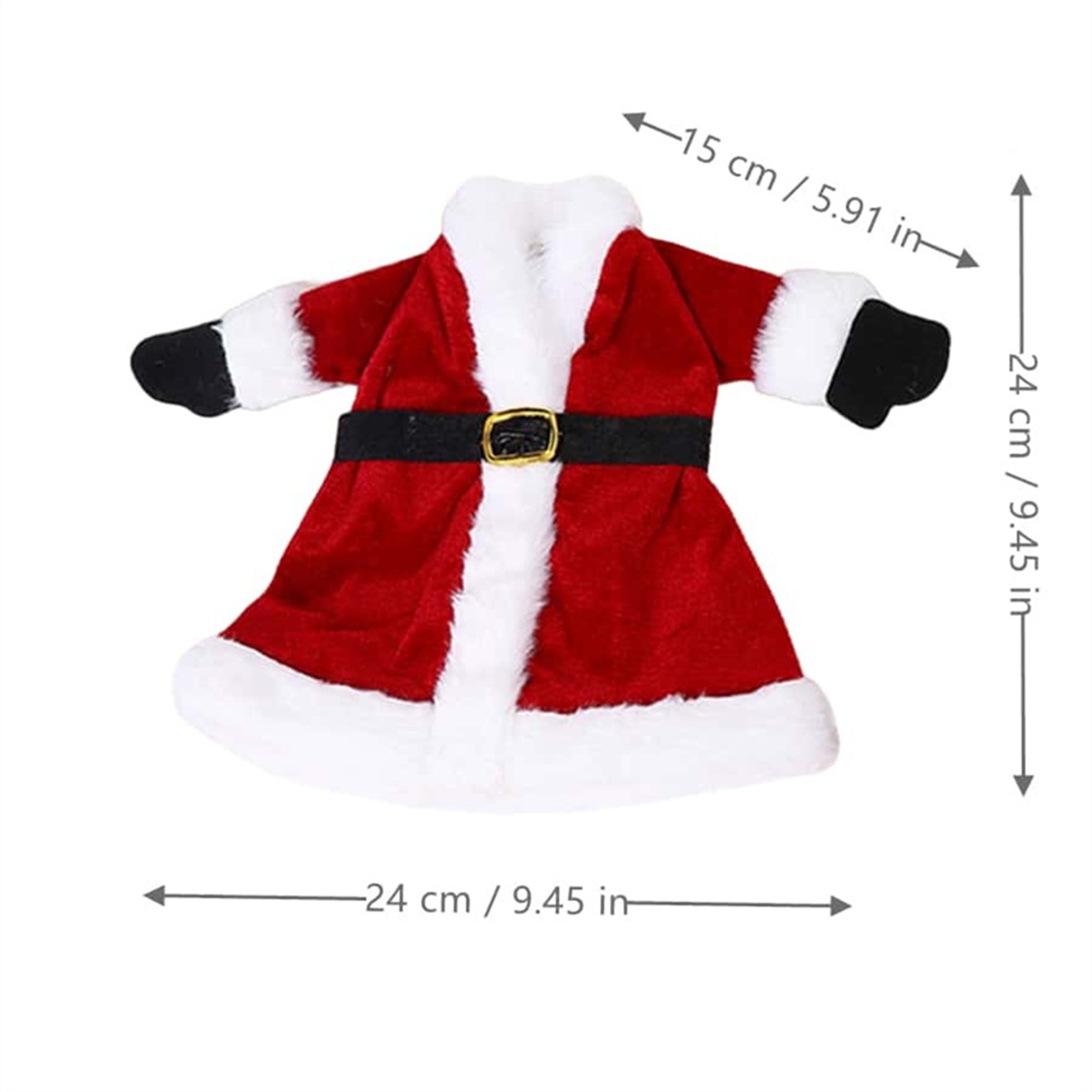 Santa Bottle Cover Jacket Christmas Wine Bottle Sweater Cover Wine Gift Holder For Party Display Ho 4