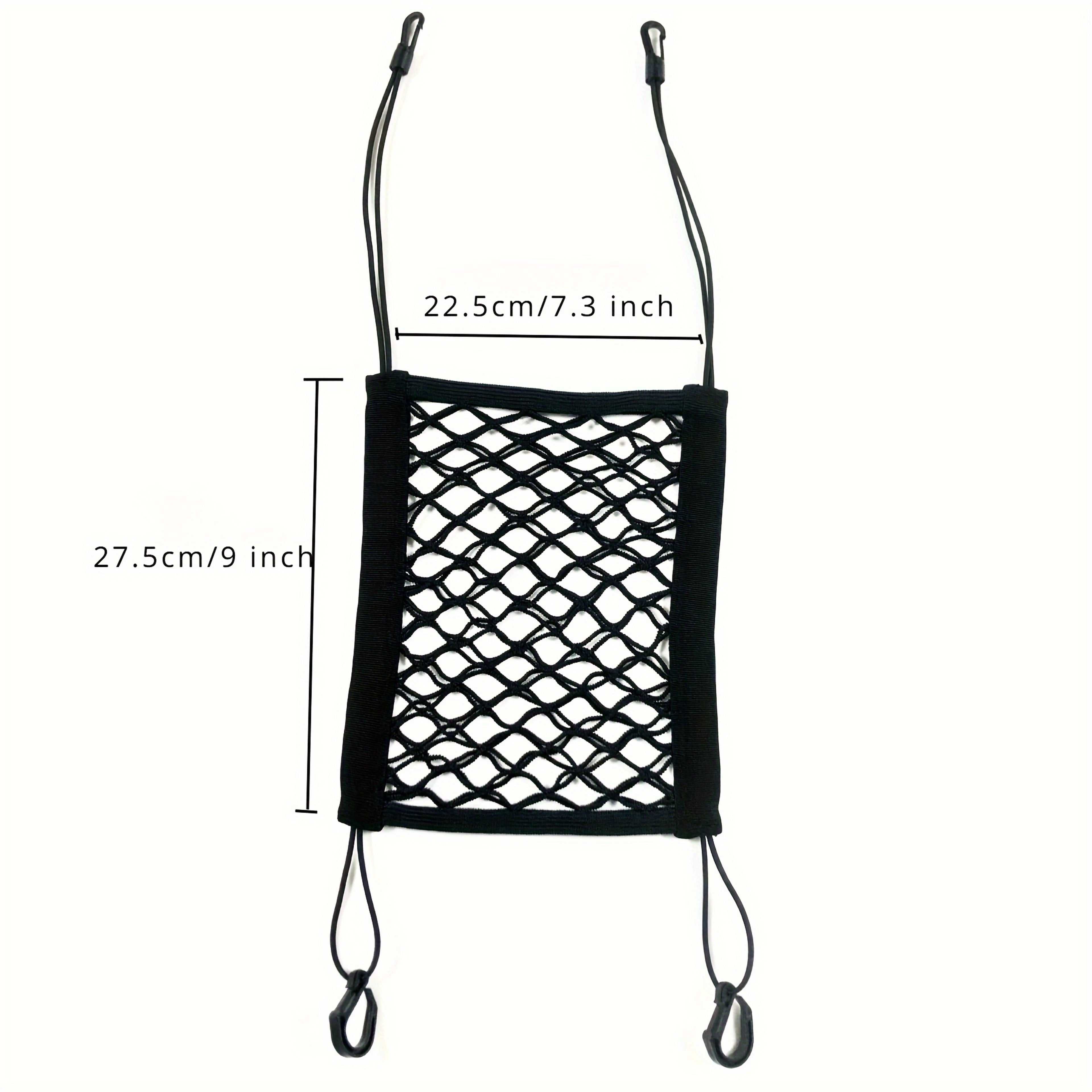 Dog Car Barrier Safety Protector, Mesh Net with Automatic Storage Bag, Pet Barrier Guard – view 4