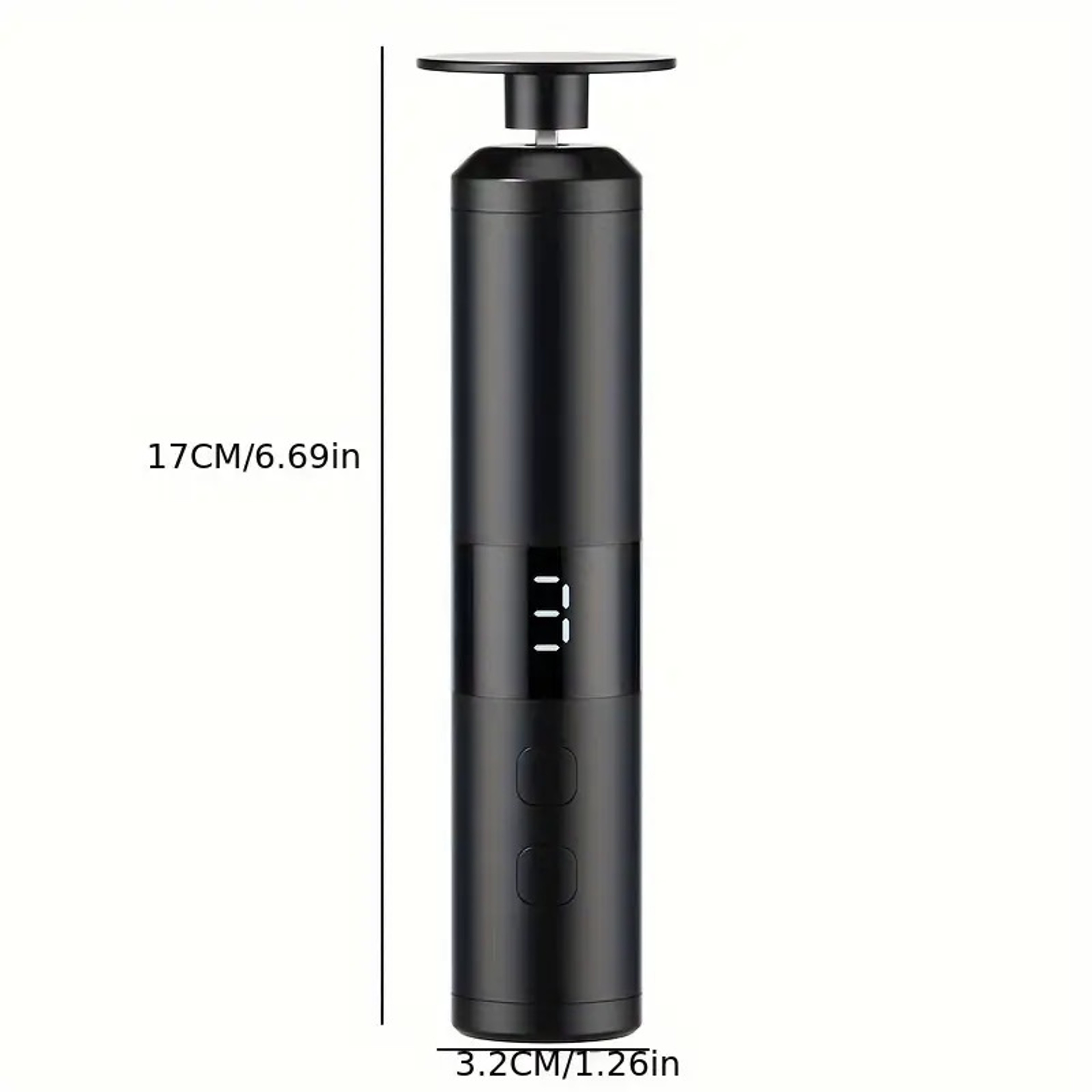 LCD display screen care tool, interchangeable heads set fast charging device with 3-speed adjustment for hand foot care – view 3