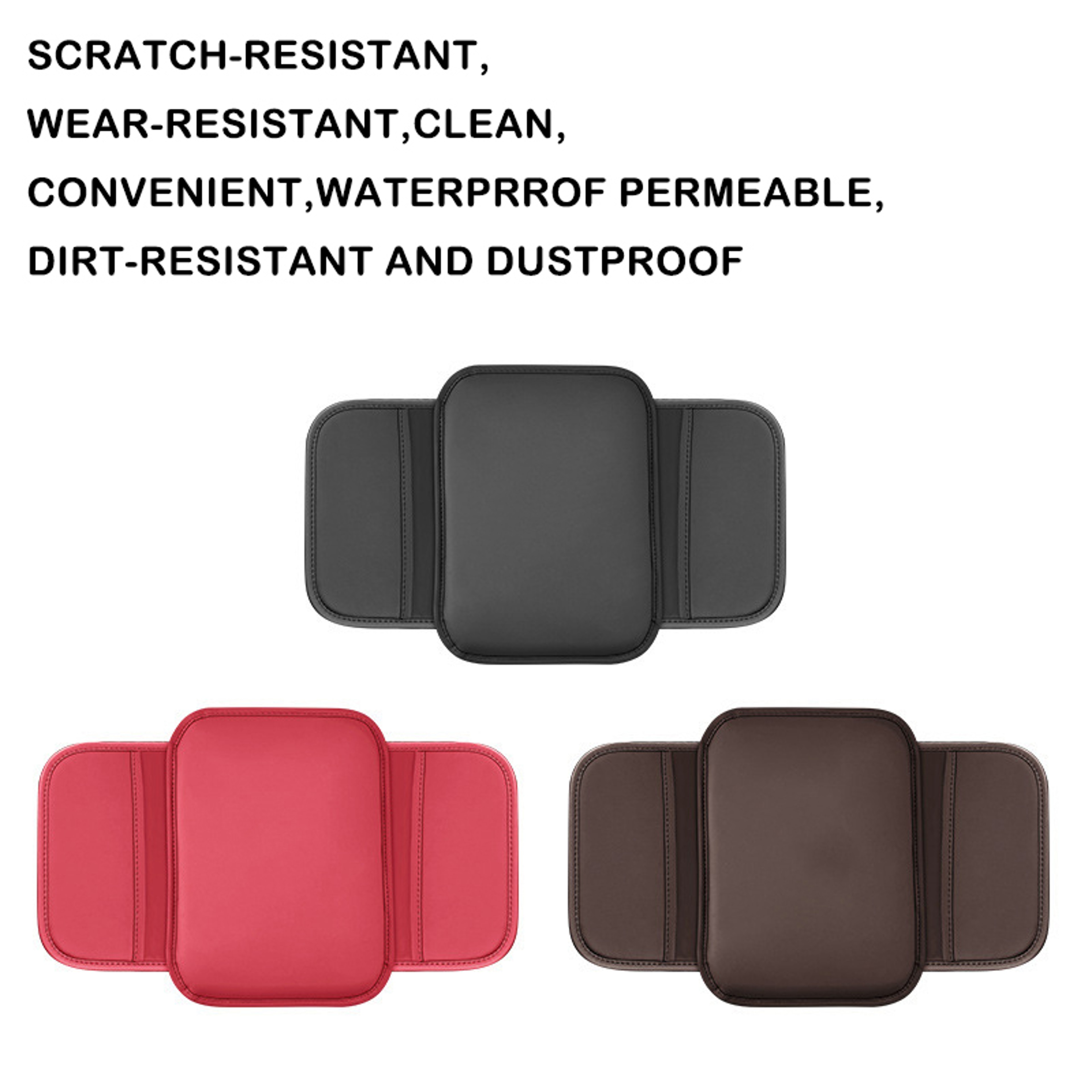 Center Console Arm Rest Waterproof, Car Armrest Box Pad, Elbow Rest Cushion with Storage Pocket Interior, Armrest – view 5
