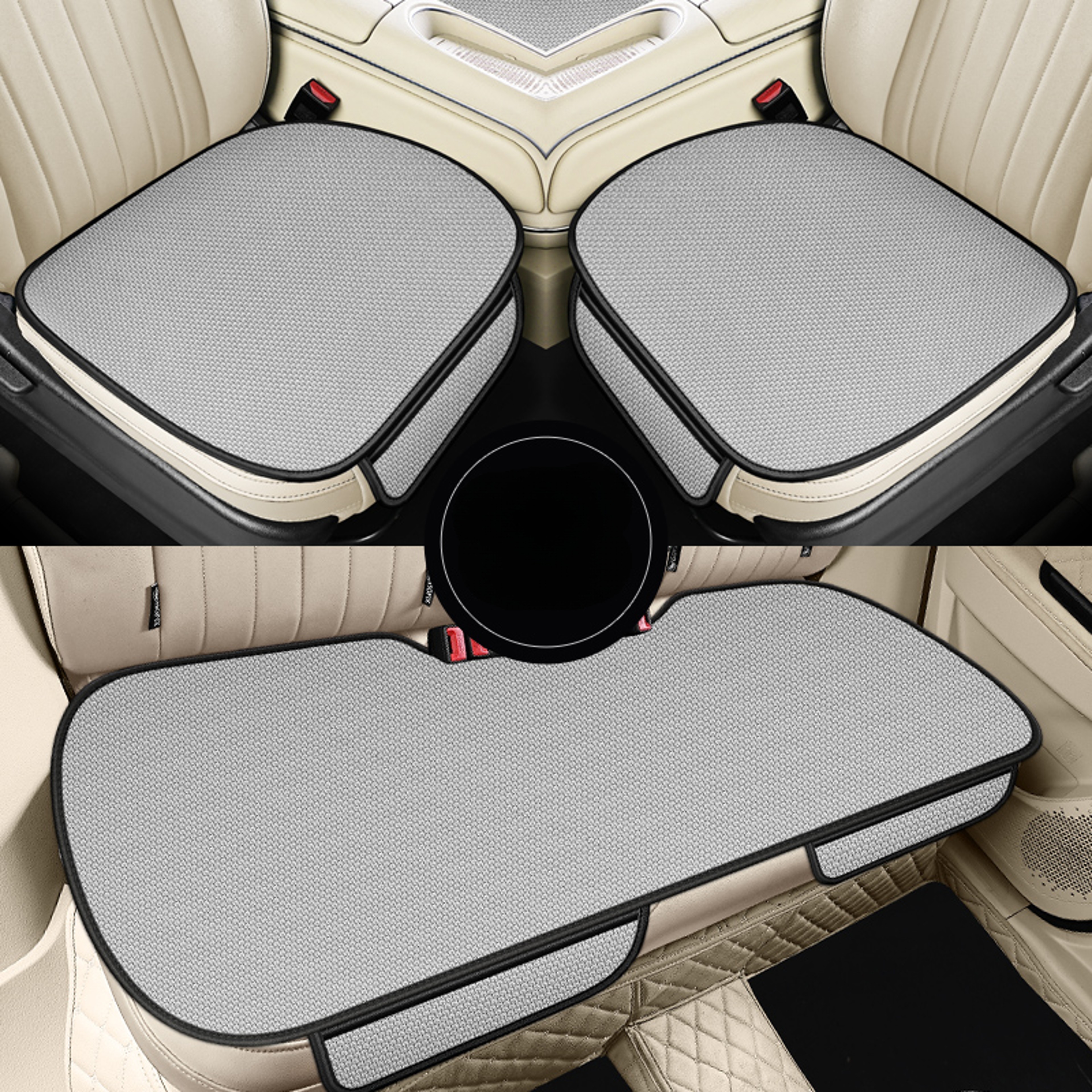 Summer Cool Car Seat Cover, Cool Breathable Fabric Cushion for Front and Rear Seats – view 11