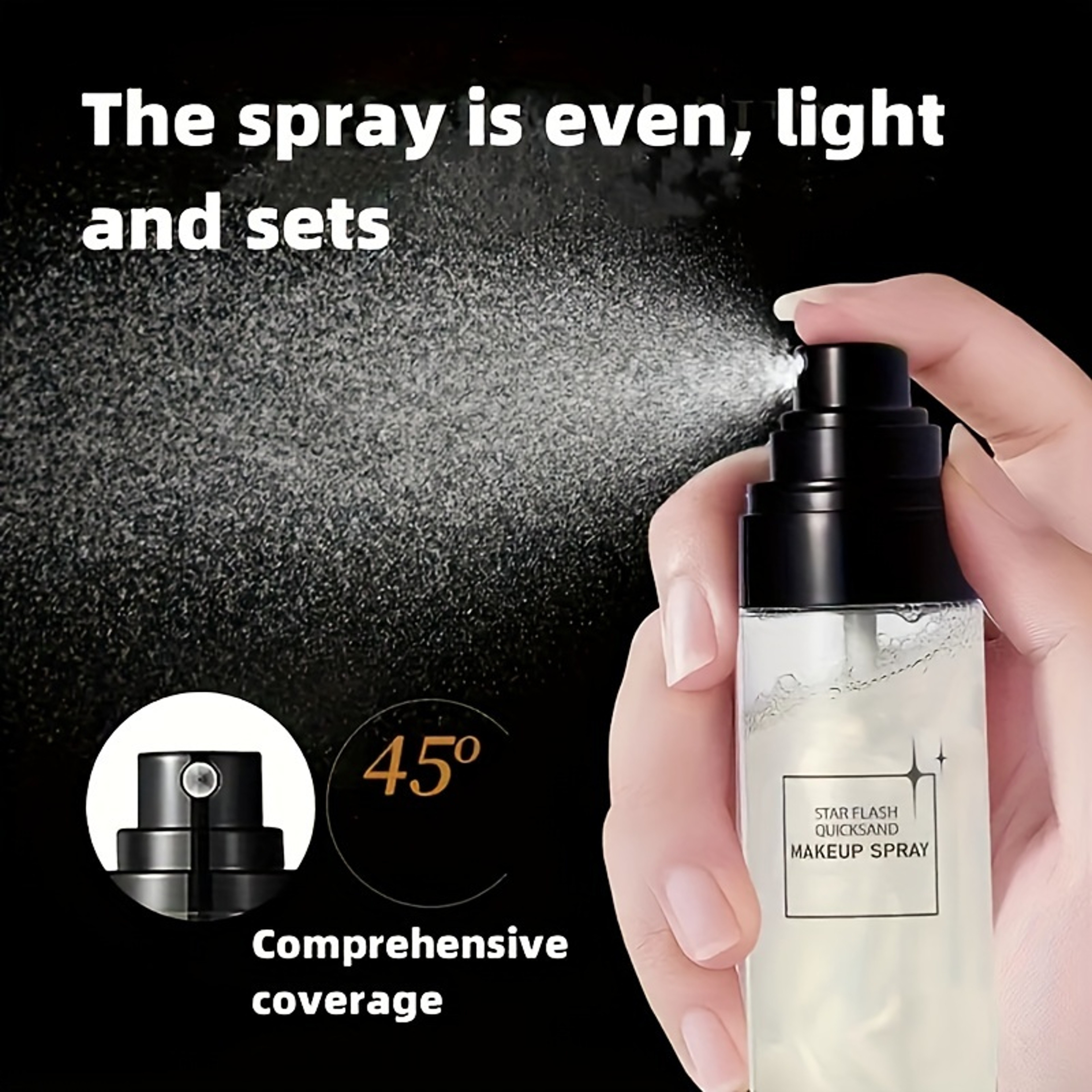 Hydrating Makeup Setting Spray, Long Lasting Oil Control Fixer Spray for Women – view 5
