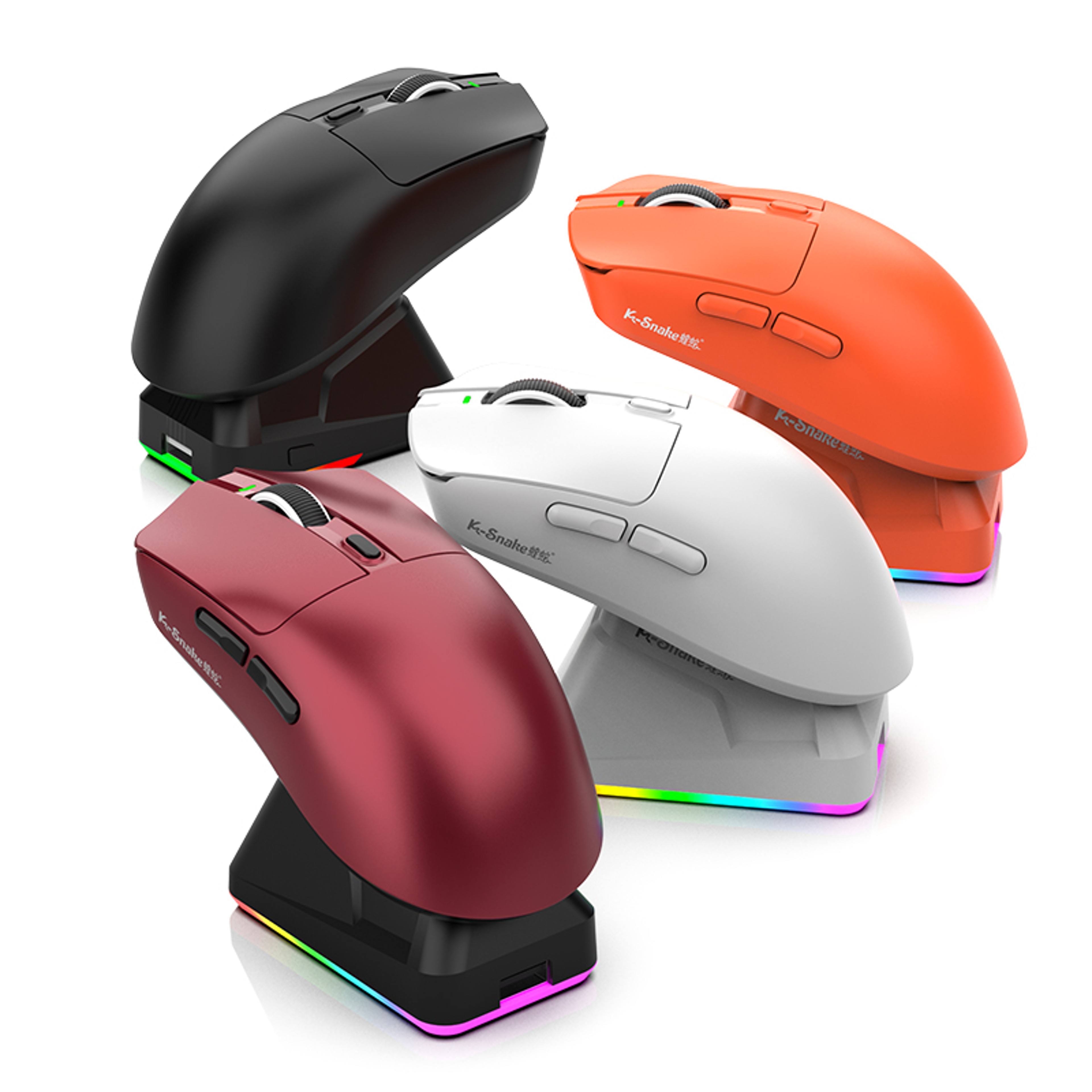 Three Mode E Sports Bluetooth Wireless Mouse Game Lightweight Magnetic Charging Laptop Desktop Mous 0