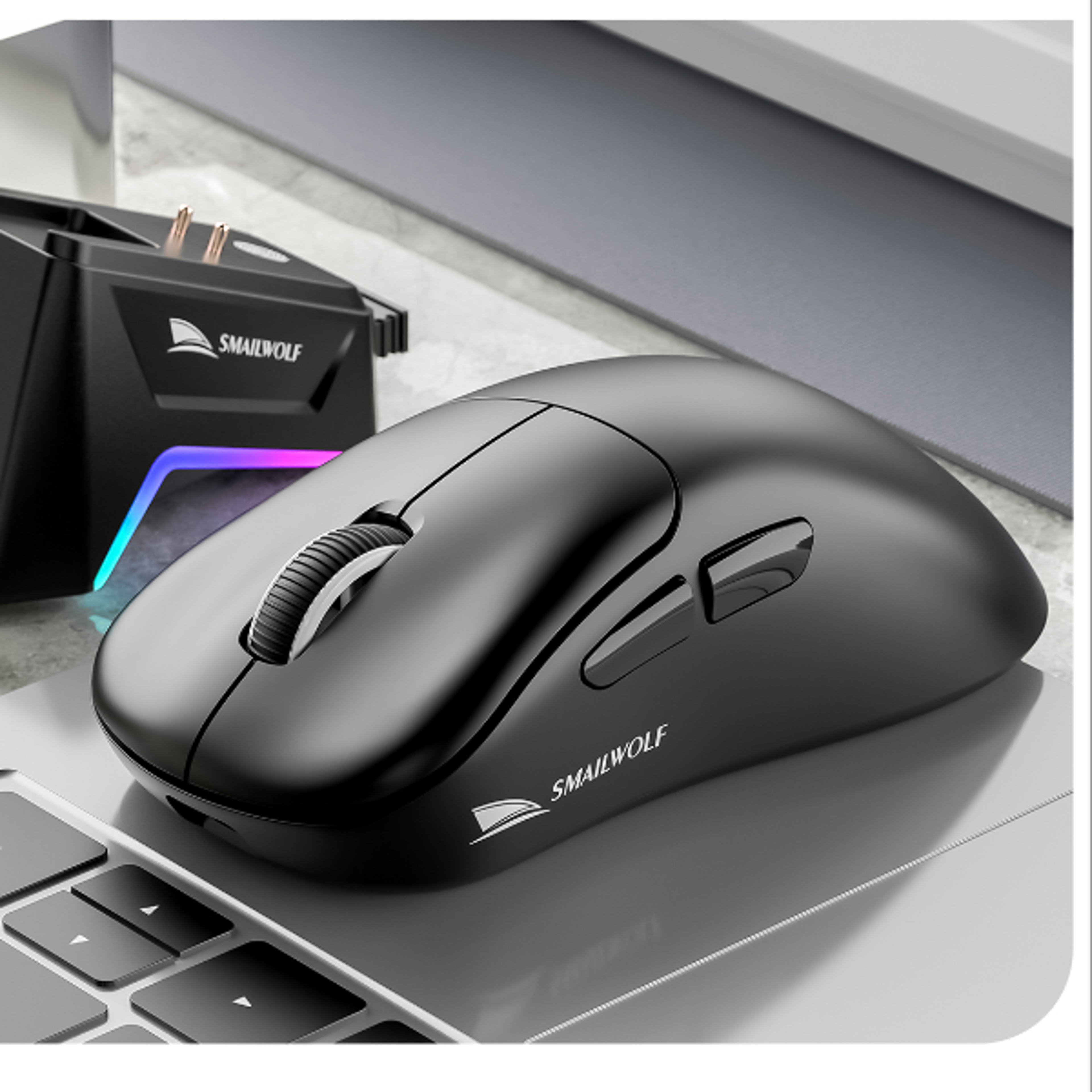 Three Mode E Sports Bluetooth Wireless Mouse Game Lightweight Magnetic Charging Laptop Desktop Mous