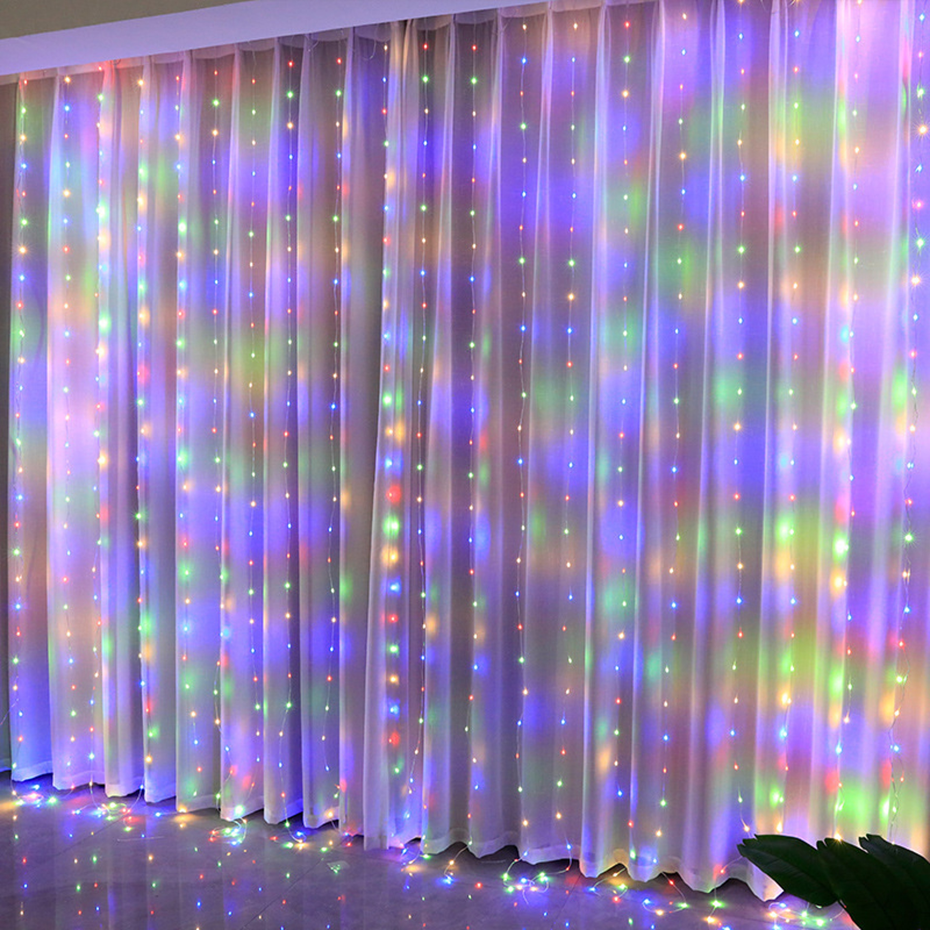 LED Fairy String Curtain Lights Christmas Lights, USB Festoon, 8 Mode Remote, Christmas Decor For Home Holiday New Year – view 5