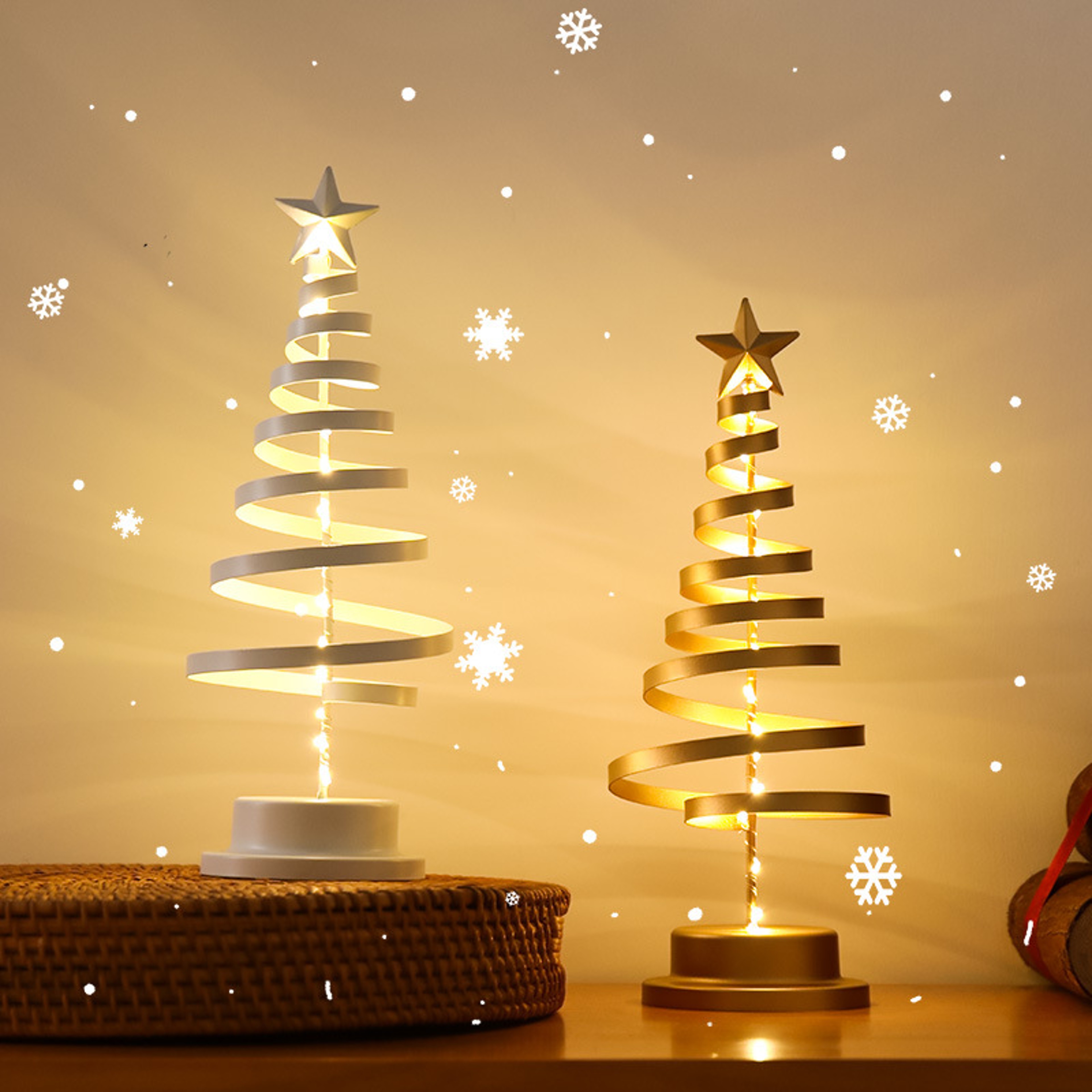 New Cross-Border Christmas Decorations, Wrought Iron Instagram-Worthy Christmas Tree, Desktop Ornament Gift – view 3