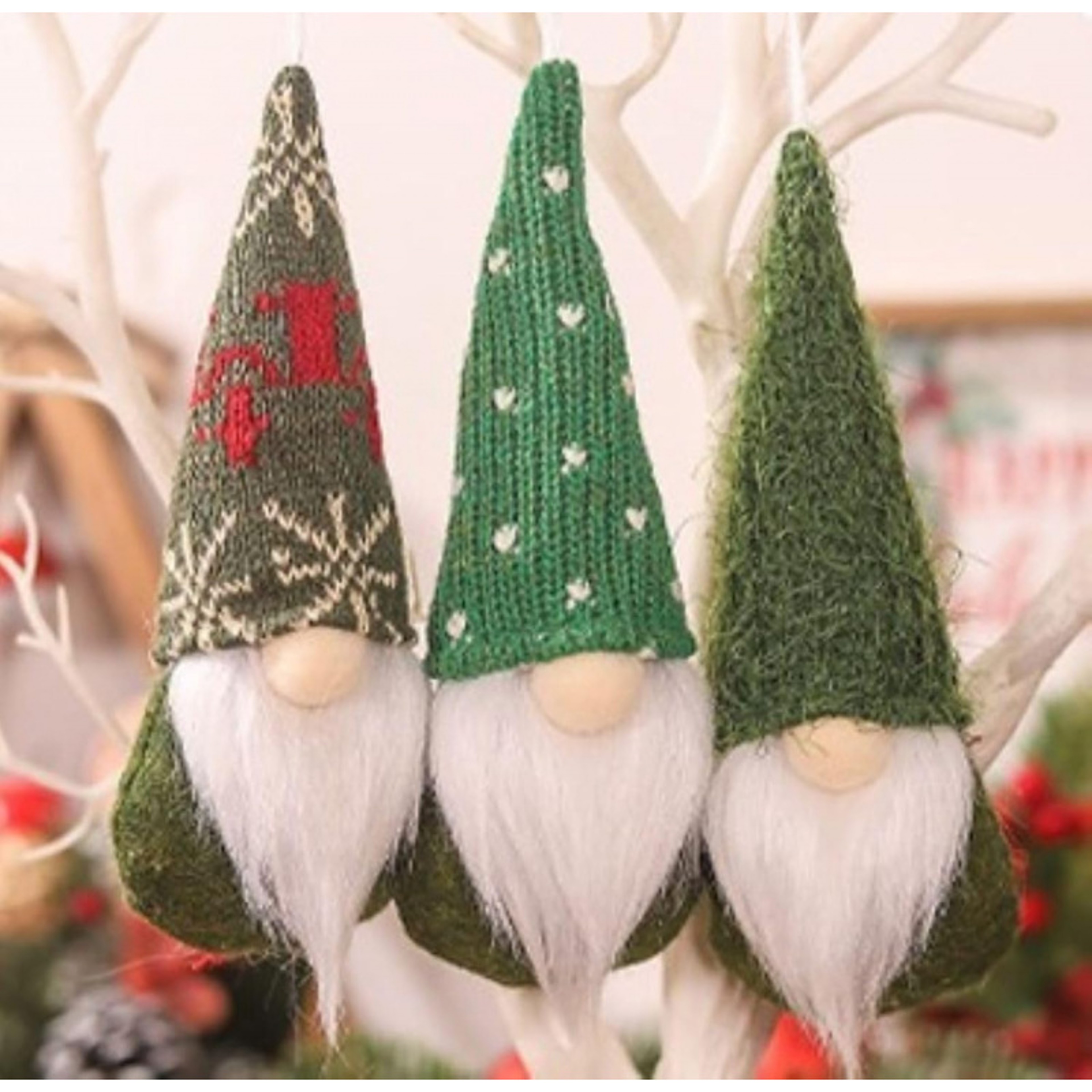 Cute Santa Claus Figurines Christmas Hanging Dwarf Decorations Perfect Festive Holiday Ornaments Fo 0