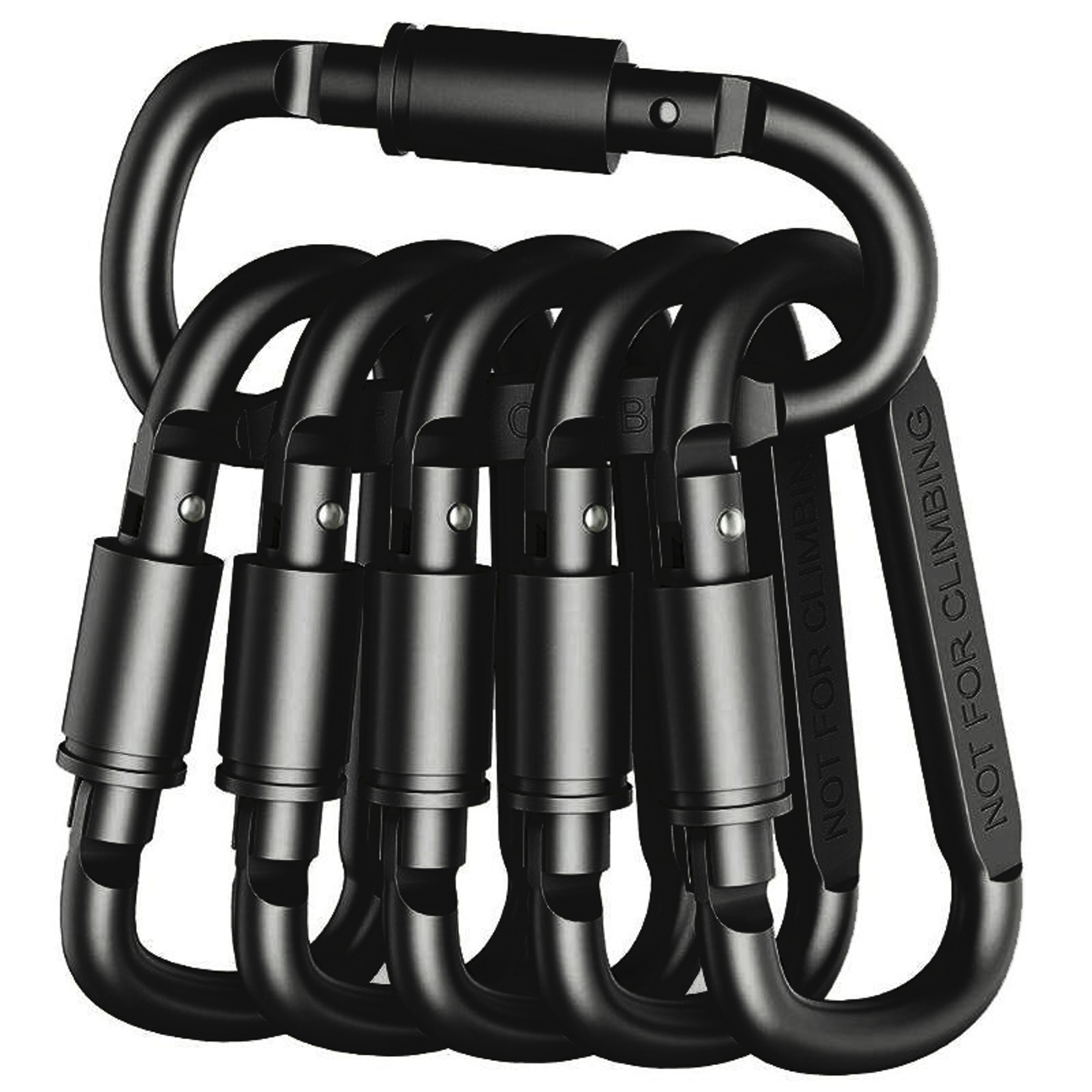 EDC Outdoor Keychain Clip Alloy Aluminum Tactical Carabiner Hook Carabiner Set For Key Camping Surv 0