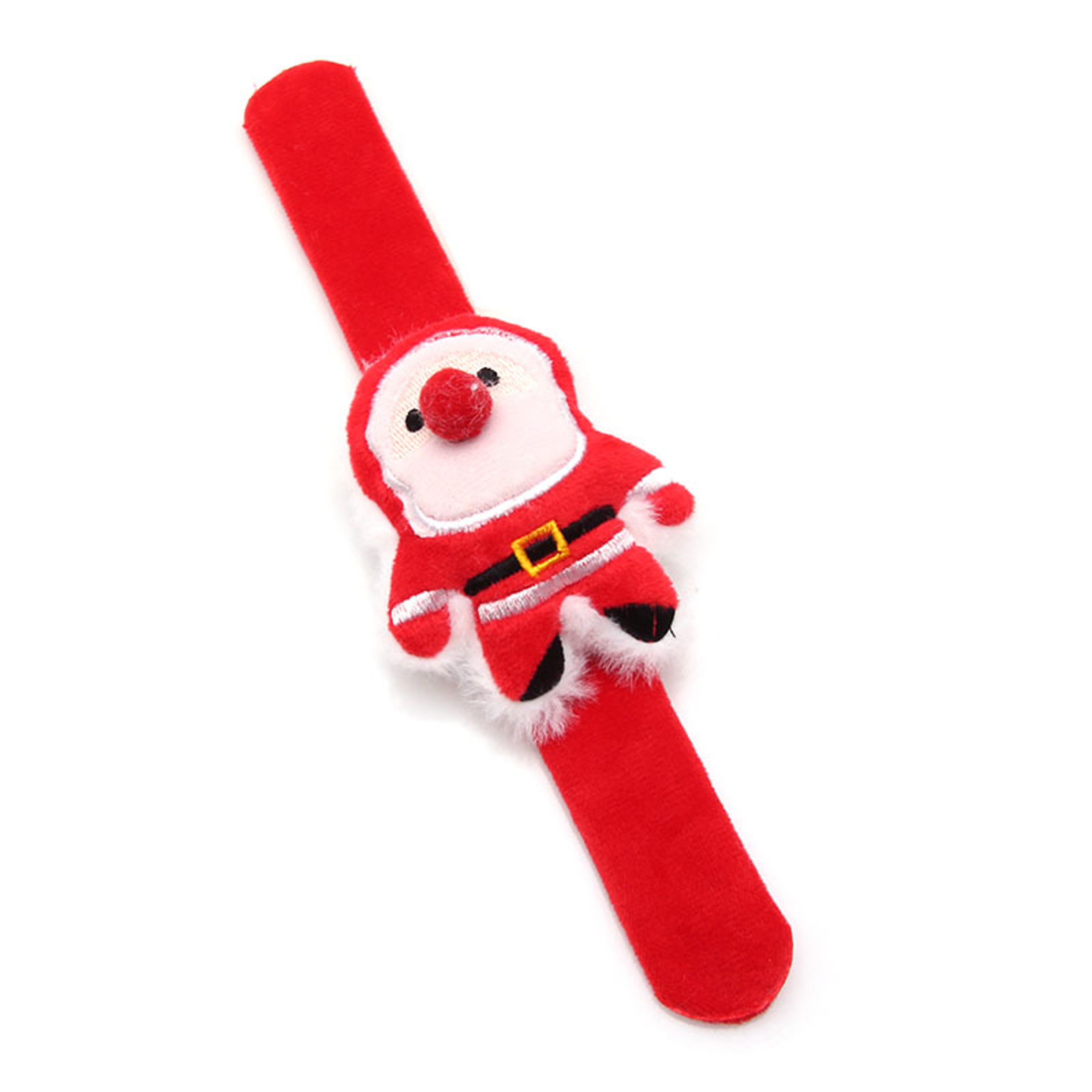 Plush Elk Snowman Circle Bracelet, Christmas Clap Bracelet for Kids, New Year Decor Wrist Band – view 5