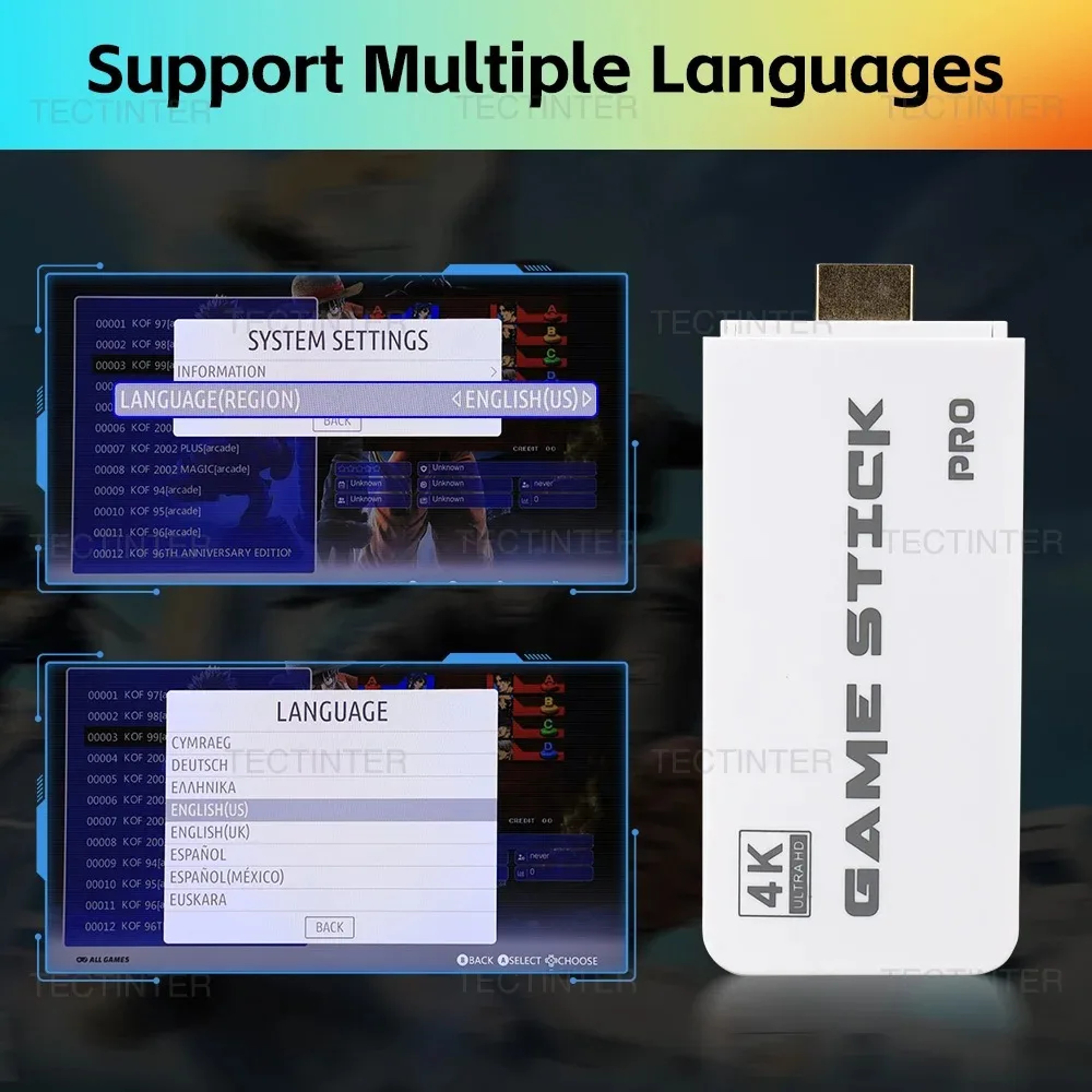 3D Double Wireless Retro Handheld Console, Game Stick Mini, HD Video Game Stick Controller – view 10