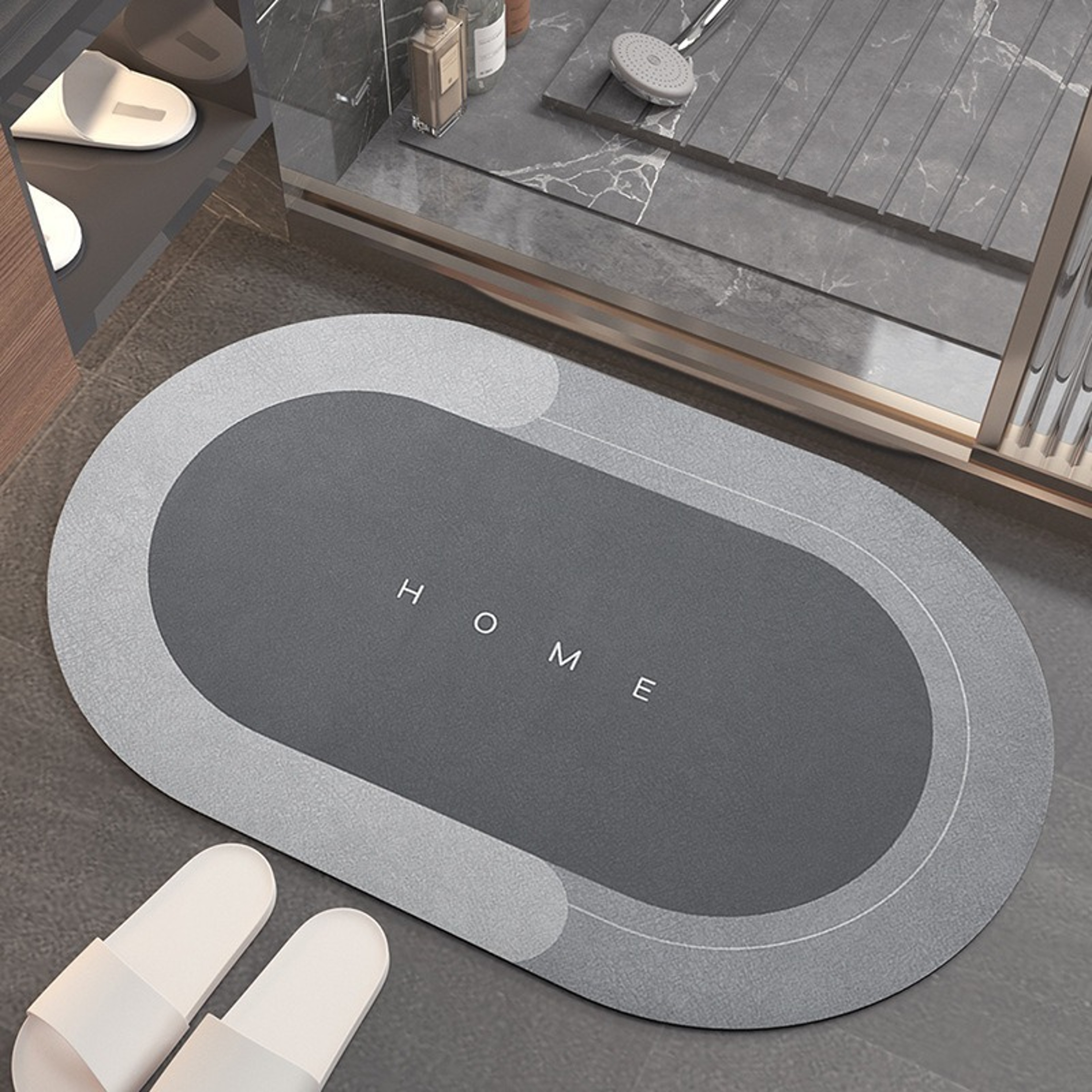 Super Absorbent NonSlip Floor Mat  Quick Dry Bathroom  Kitchen Rug 1