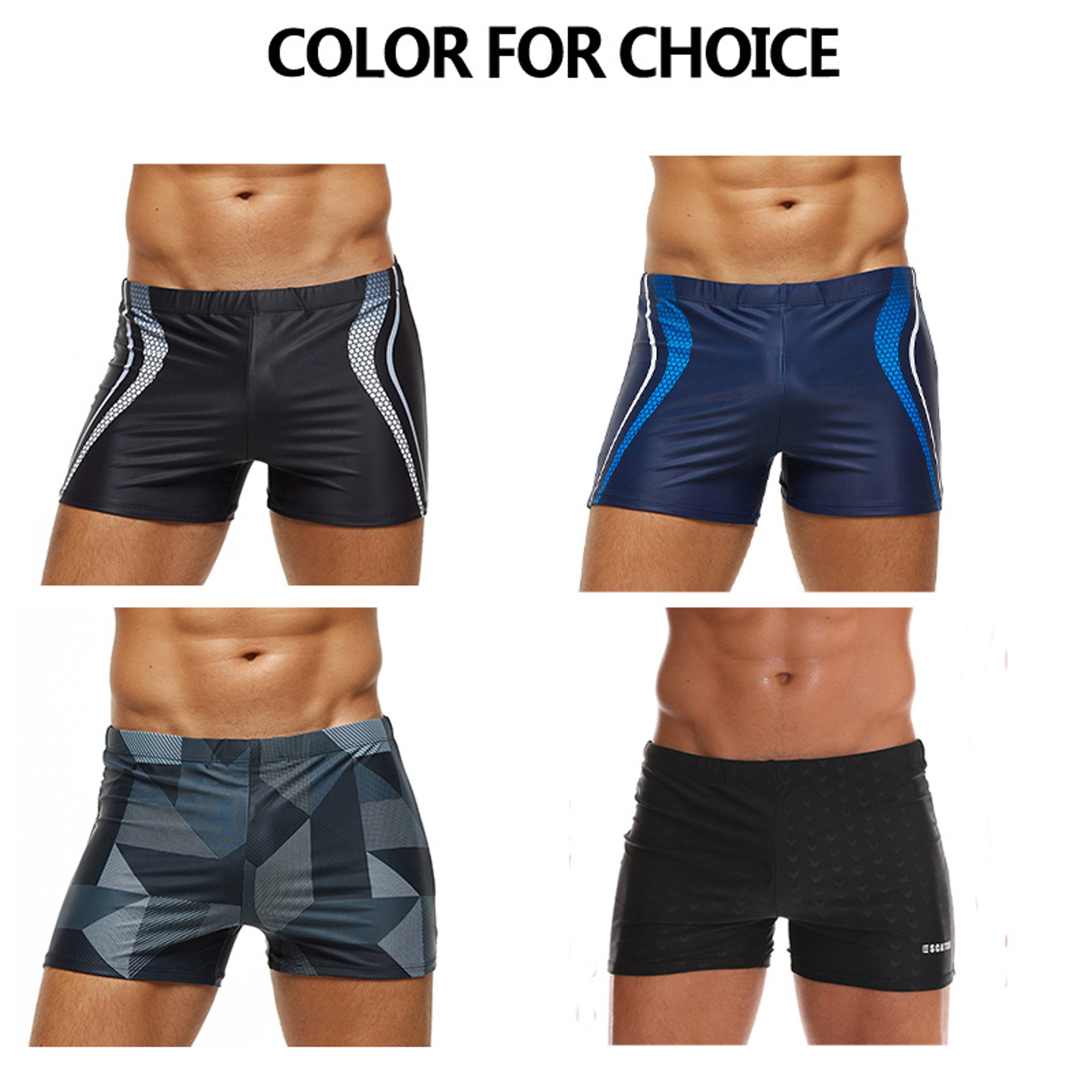 Mens Swim Trunks QuickDry Comfortable Padded Surfing  Swimming Shorts 2