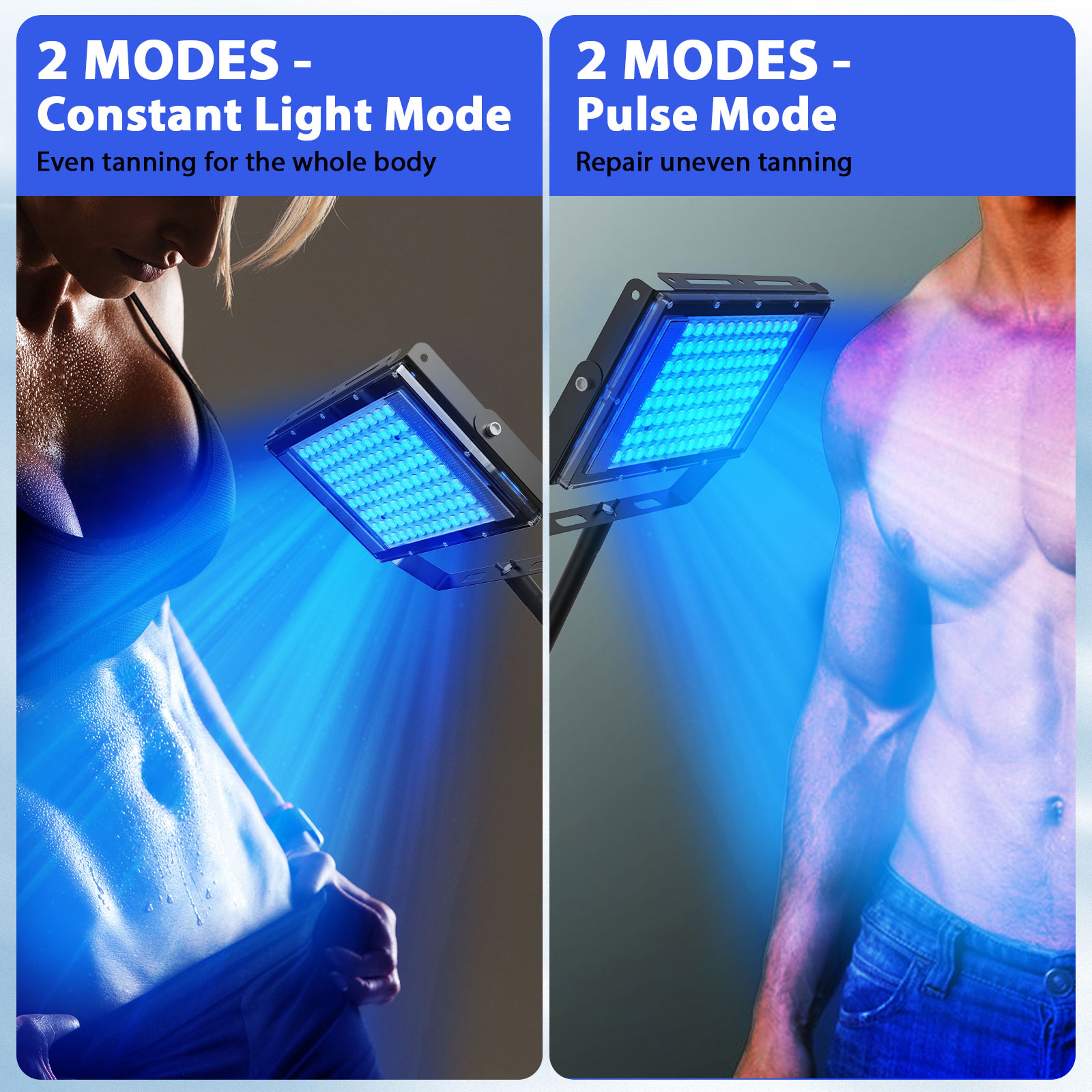 Ultraviolet Tanning Lamp with Adjustable Tripod – Safe & Effective Skin Rejuvenation at Home – view 6
