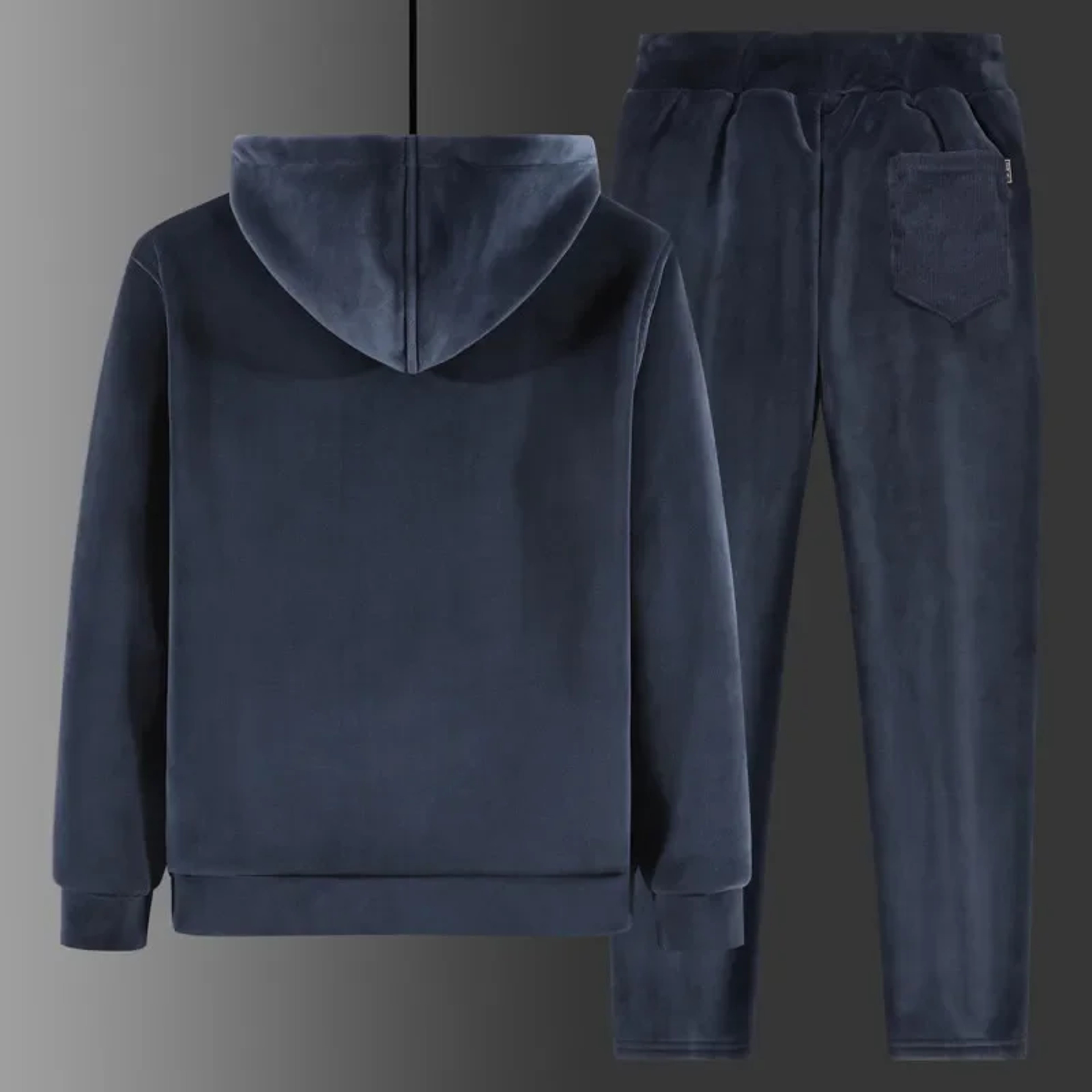 Men Cashmere Tracksuit Set  Luxury Warm Hoodie  Jogger Combo 3
