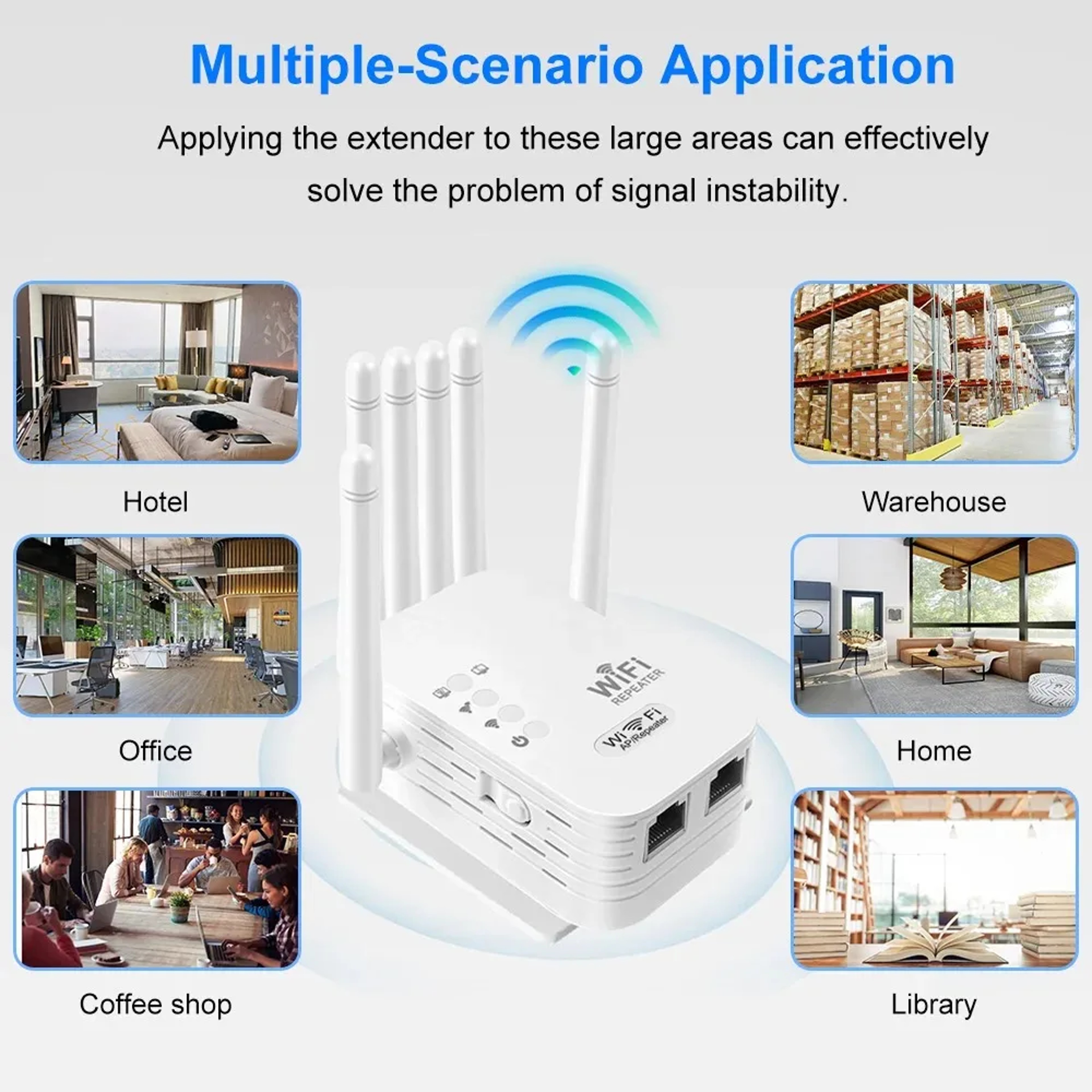 High Speed WiFi Signal Booster Dual Band Wireless Repeater 5