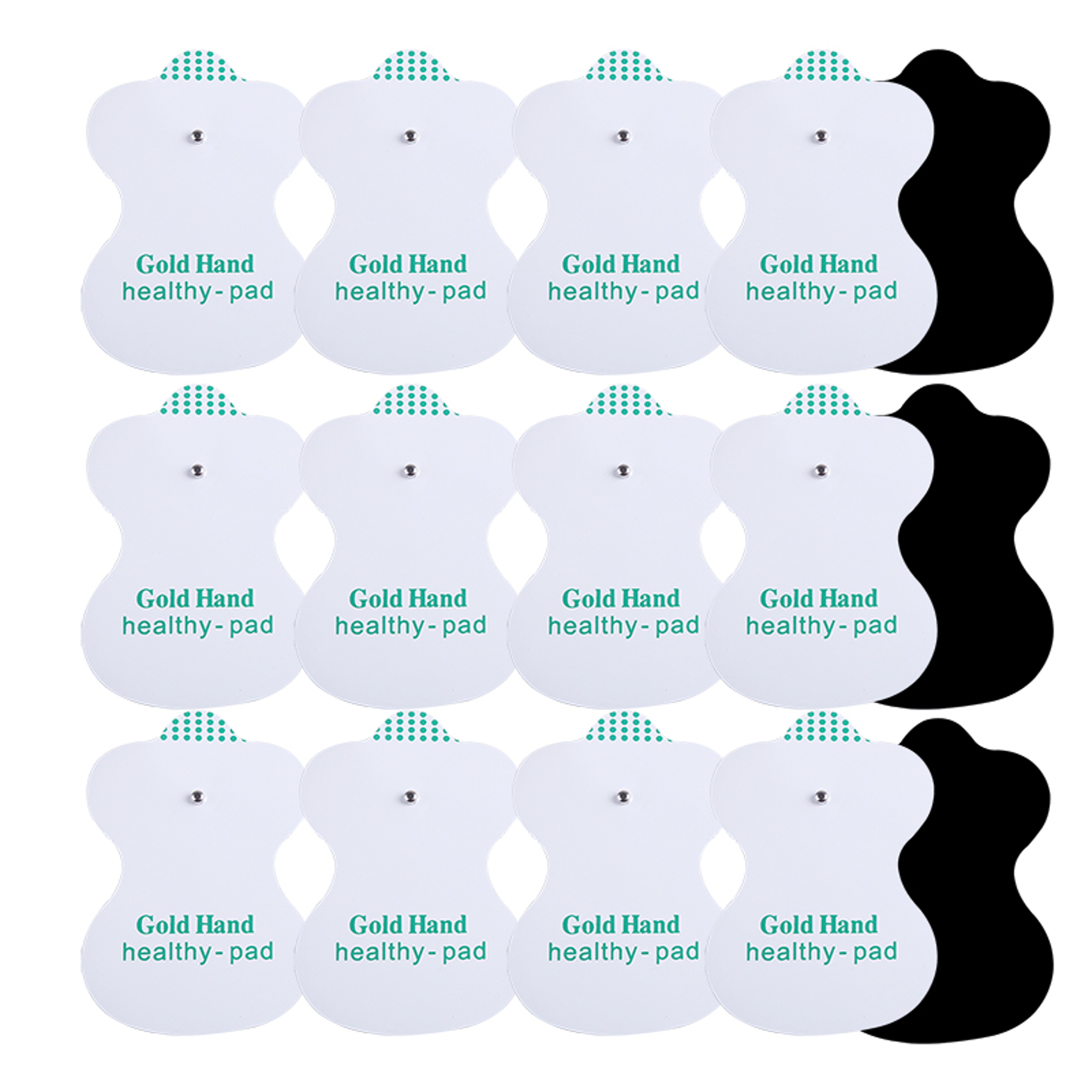 Reusable TENS Electrode Pads with Gel for Digital Massager, Pain Relief & Muscle Therapy – view 1