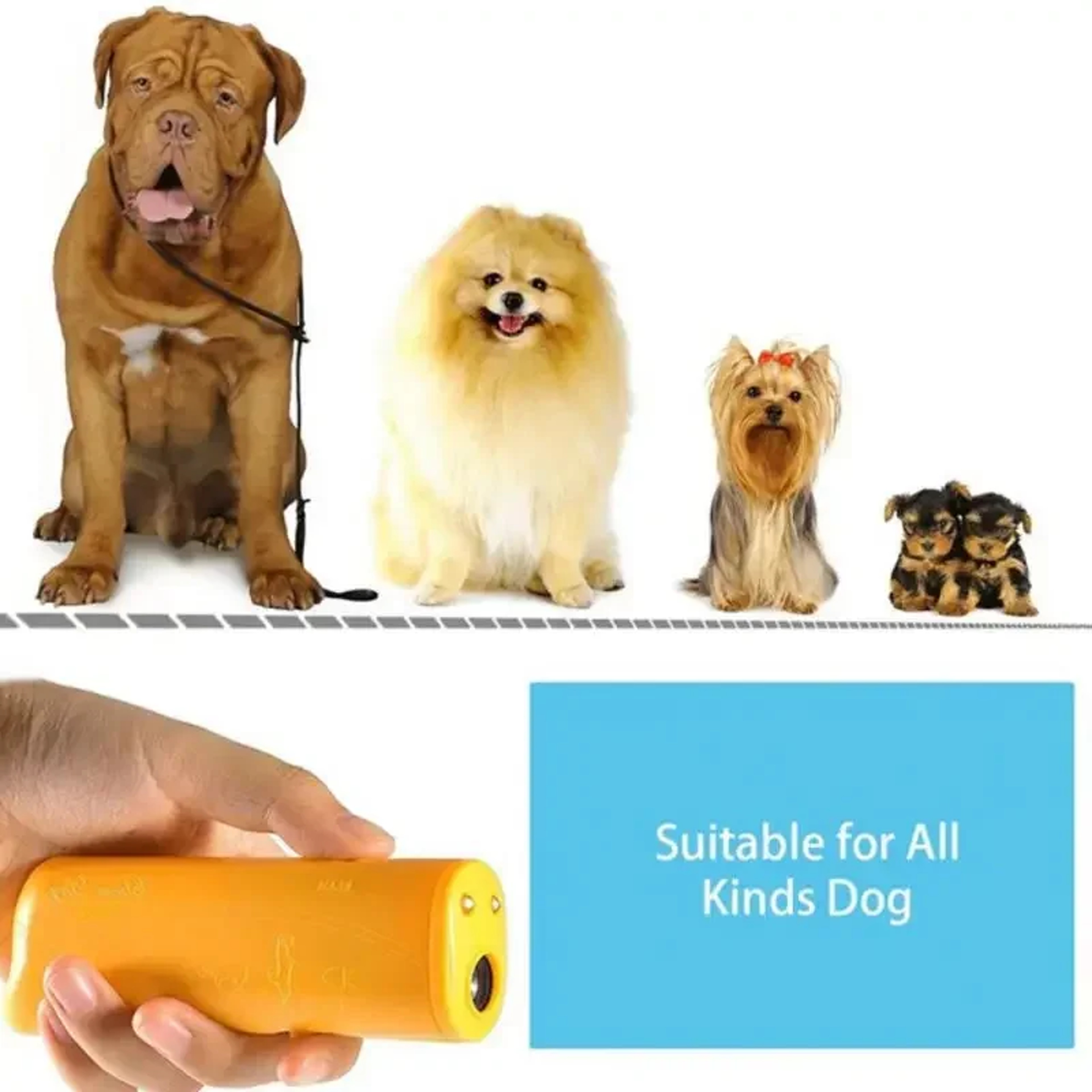 Ultrasonic Anti Barking Device with LED Light Dog Barking Trainer – view 4