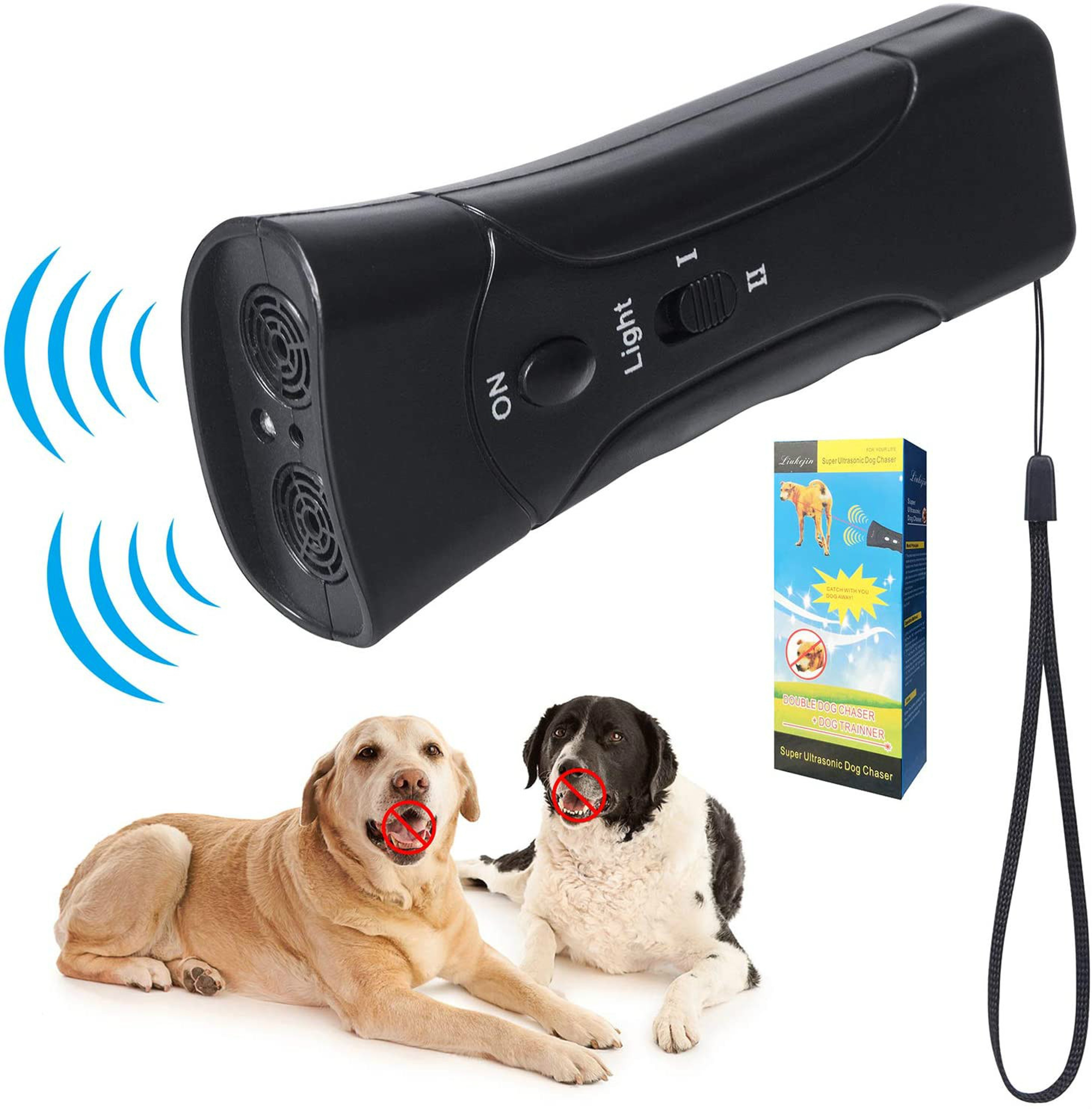 Ultrasonic Anti Barking Device with LED Light Dog Barking Trainer – view 7