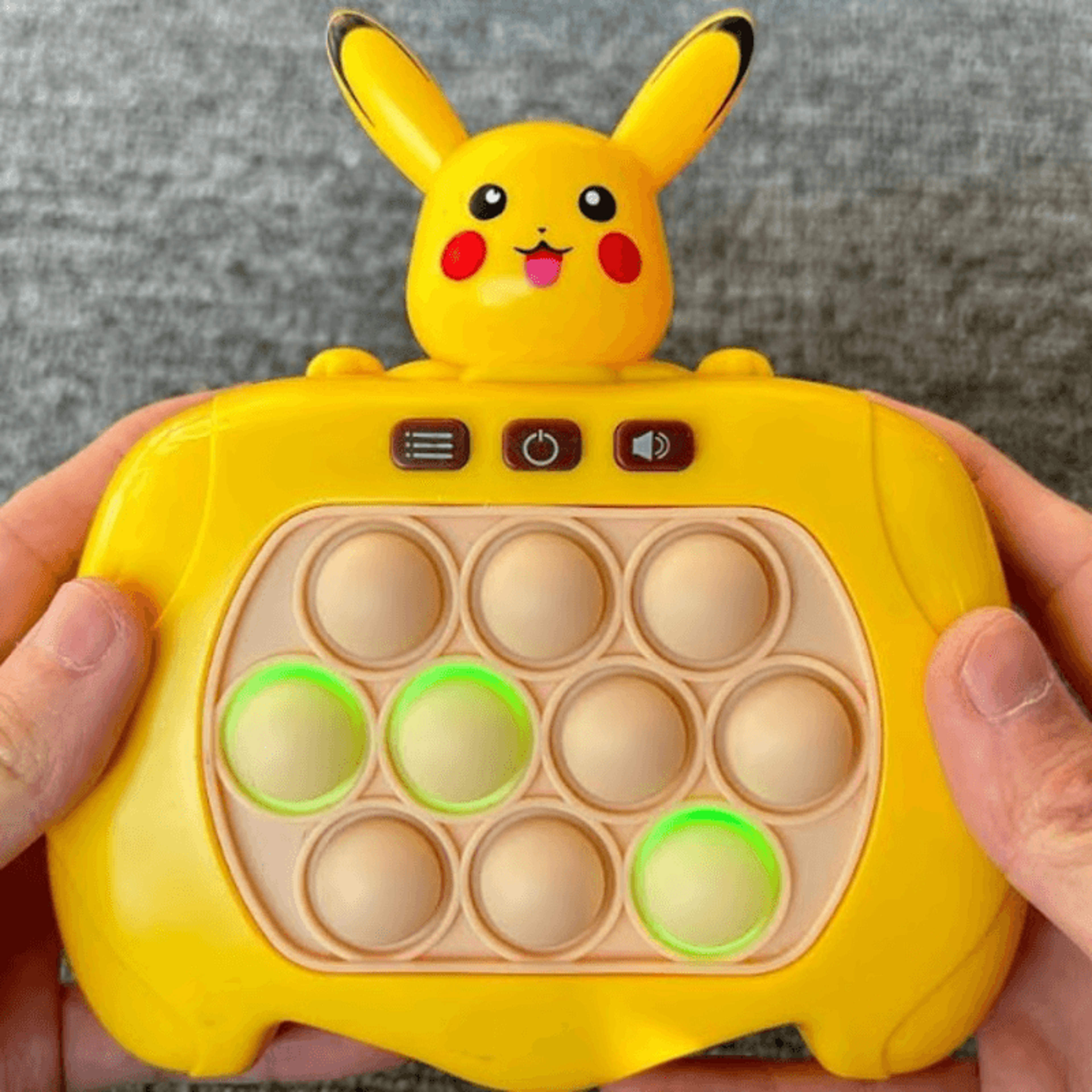 Pikachu Quick Push Pop It  AntiStress Electronic Fidget Toy 0