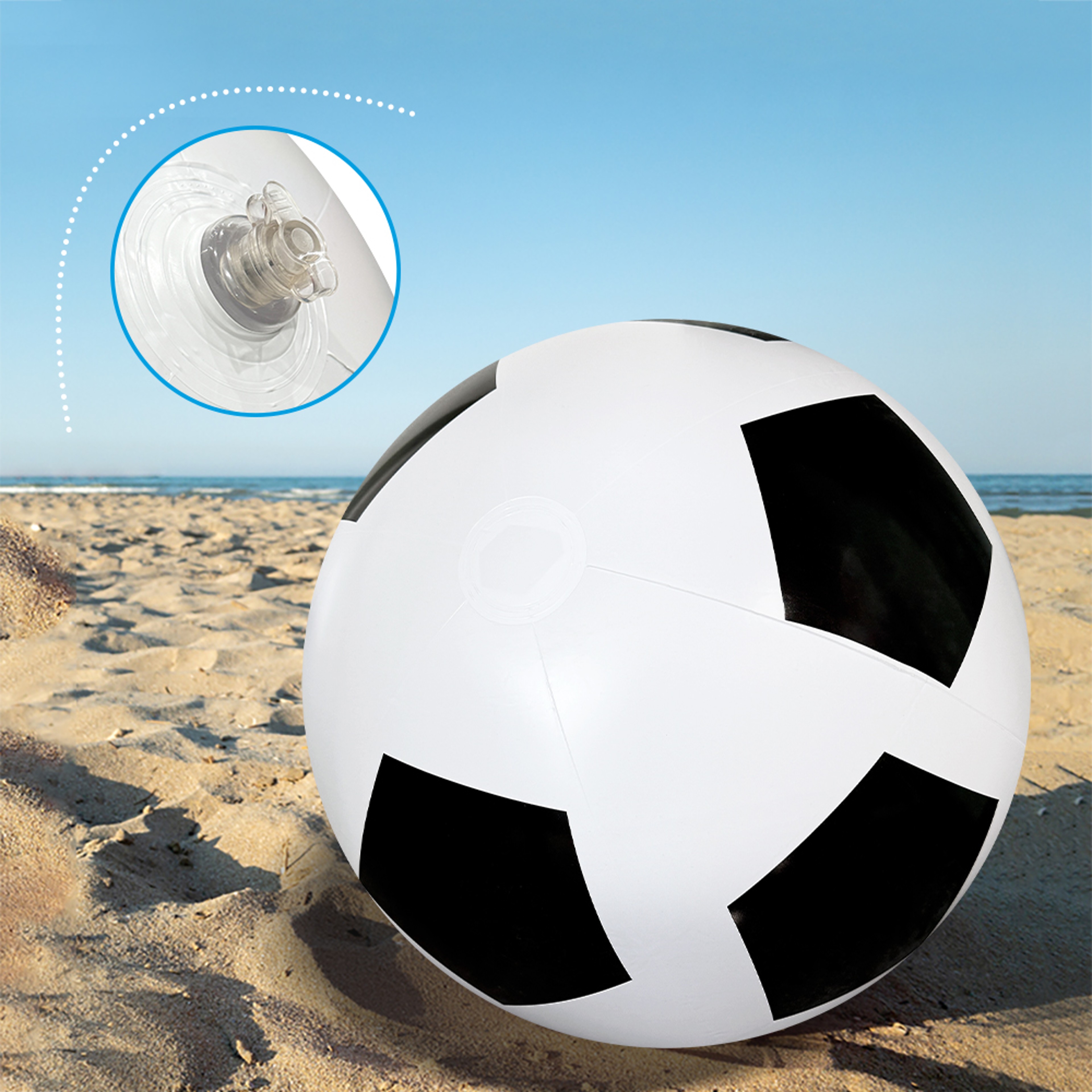 Giant Inflatable Soccer Ball Game For Beach  Lawn Fun 1