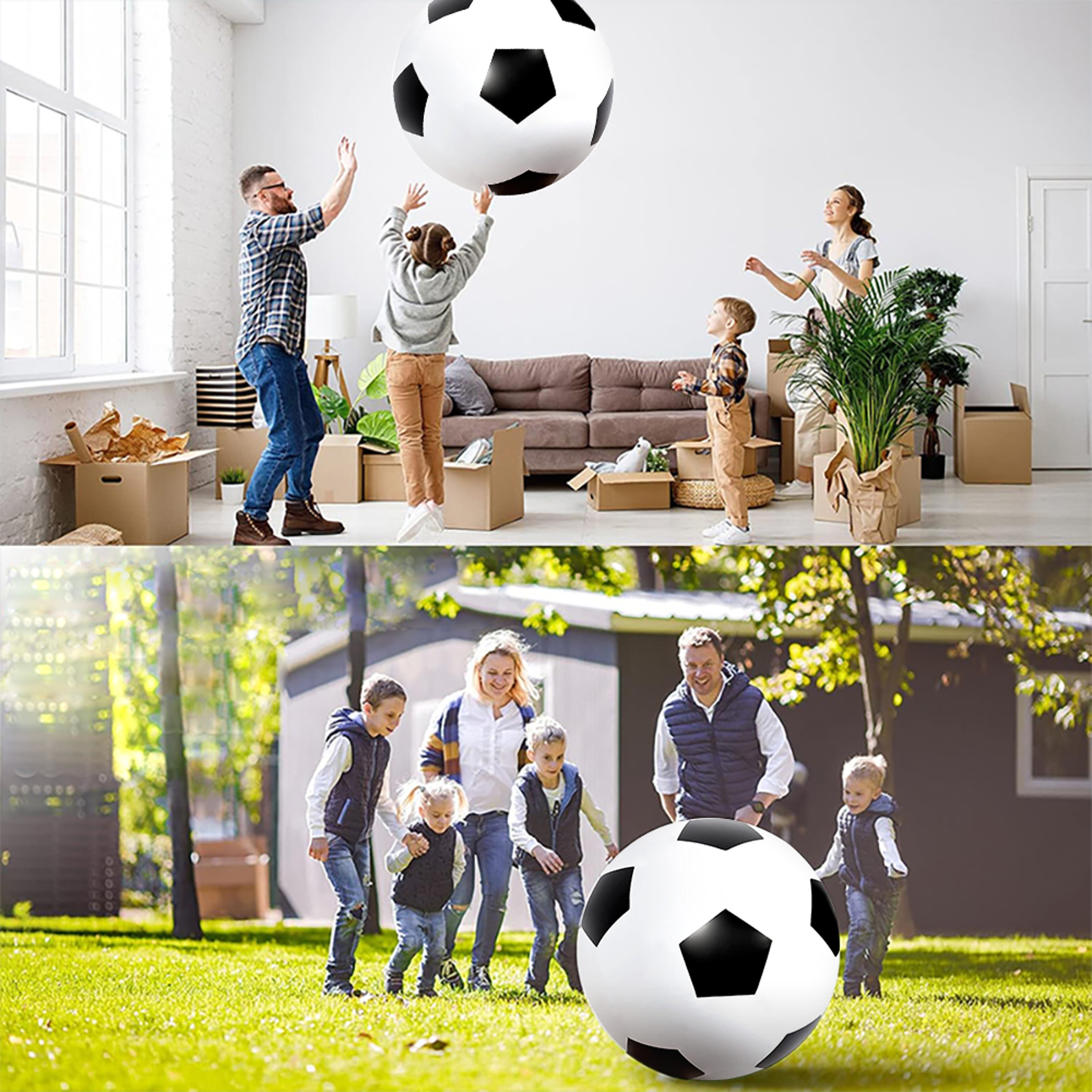 Giant Inflatable Soccer Ball Game For Beach  Lawn Fun 2