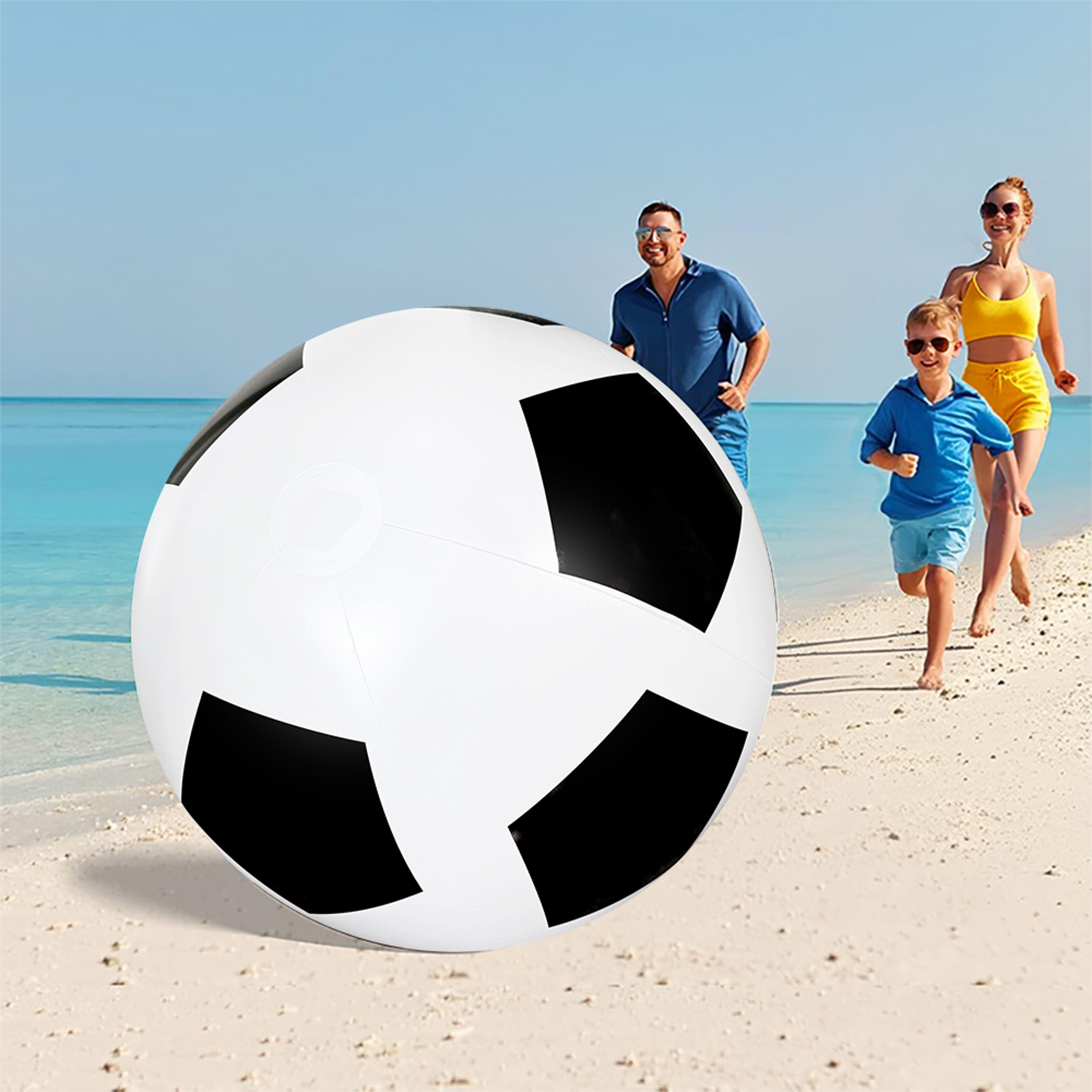 Giant Inflatable Soccer Ball Game For Beach  Lawn Fun 8