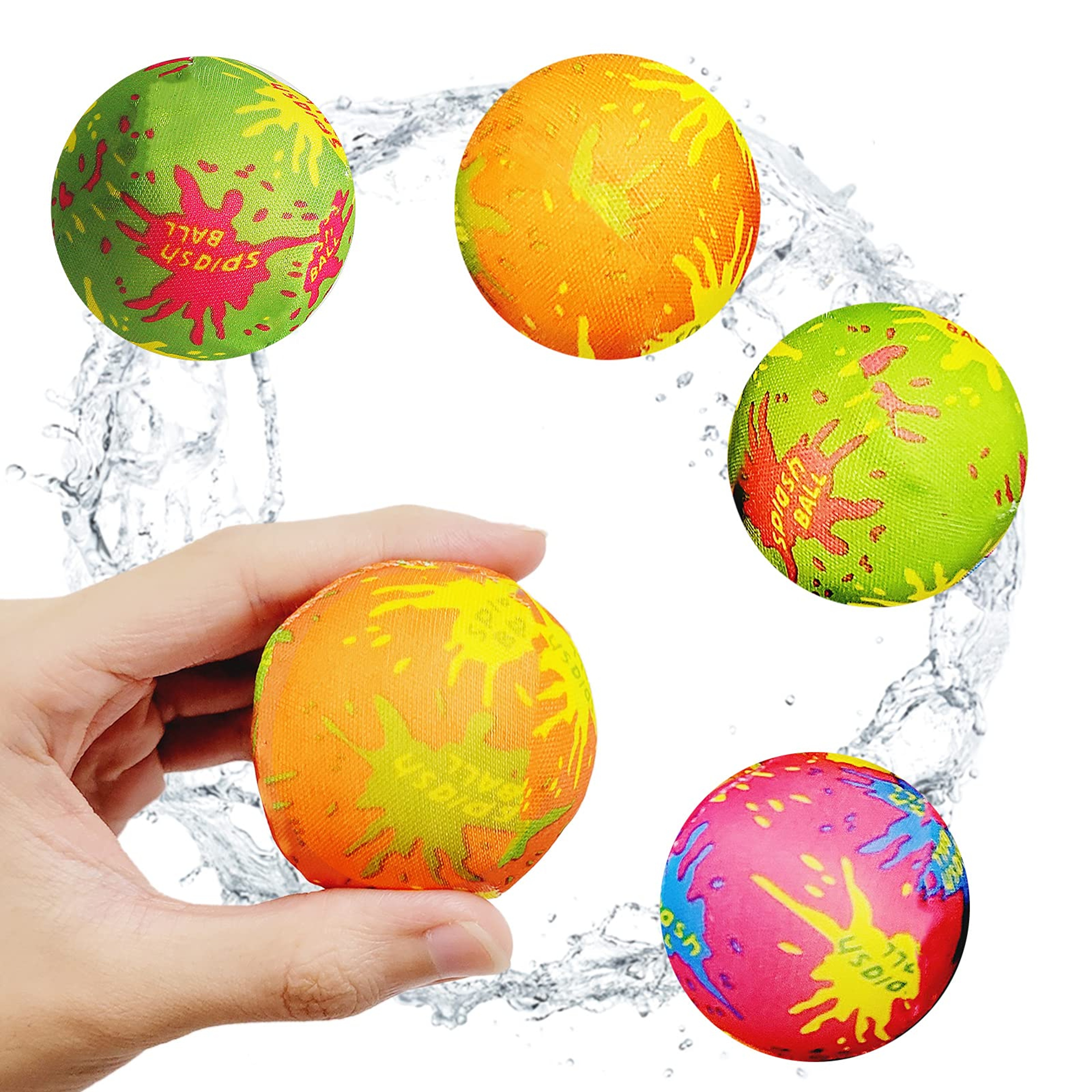 Reusable Splash Balls Soft Water Balloons Reusable For Kids Pool  Beach Fun 4