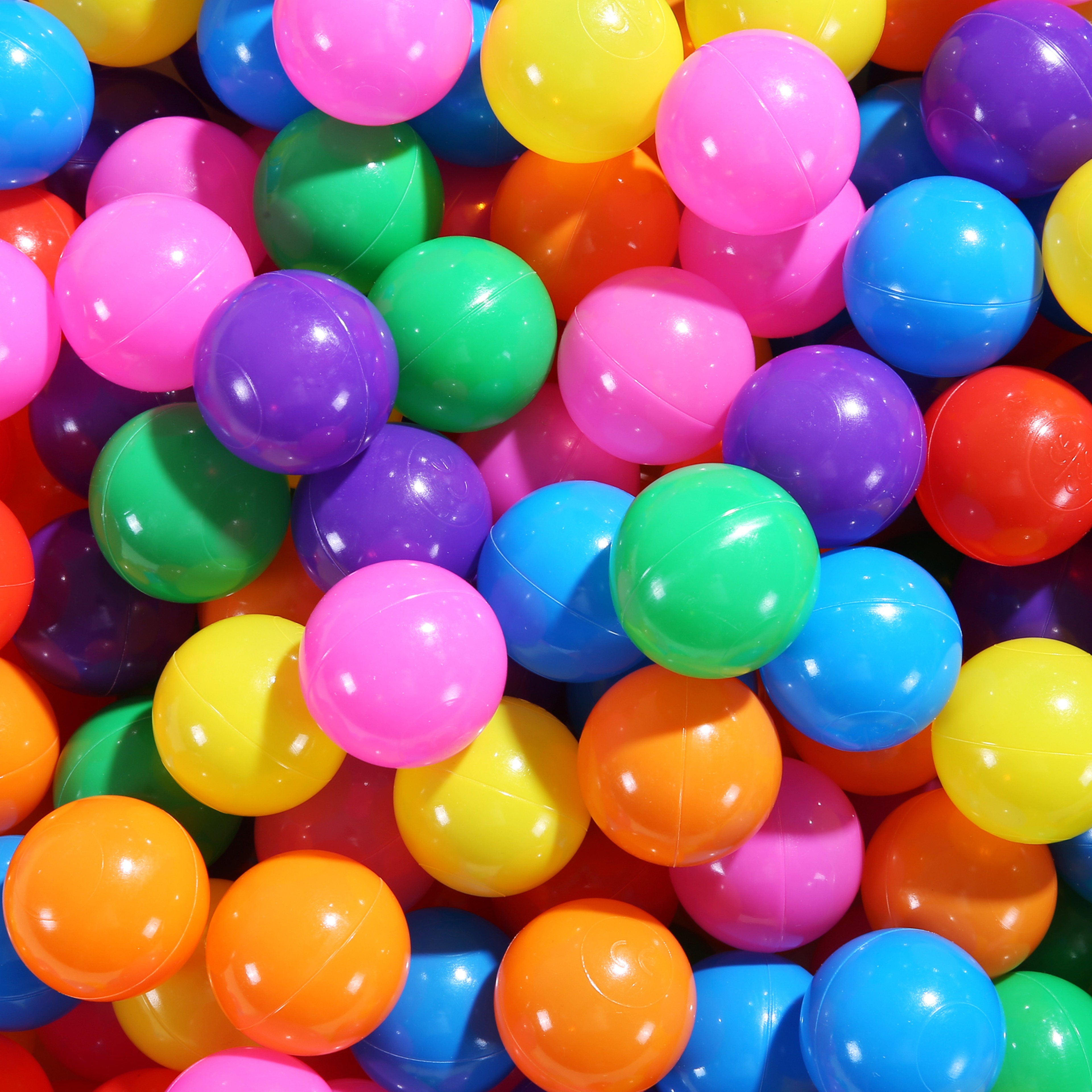 Colorful Baby Ball Pit Balls Soft Plastic Play Balls for Kids Indoor Outdoor Fun – view 2