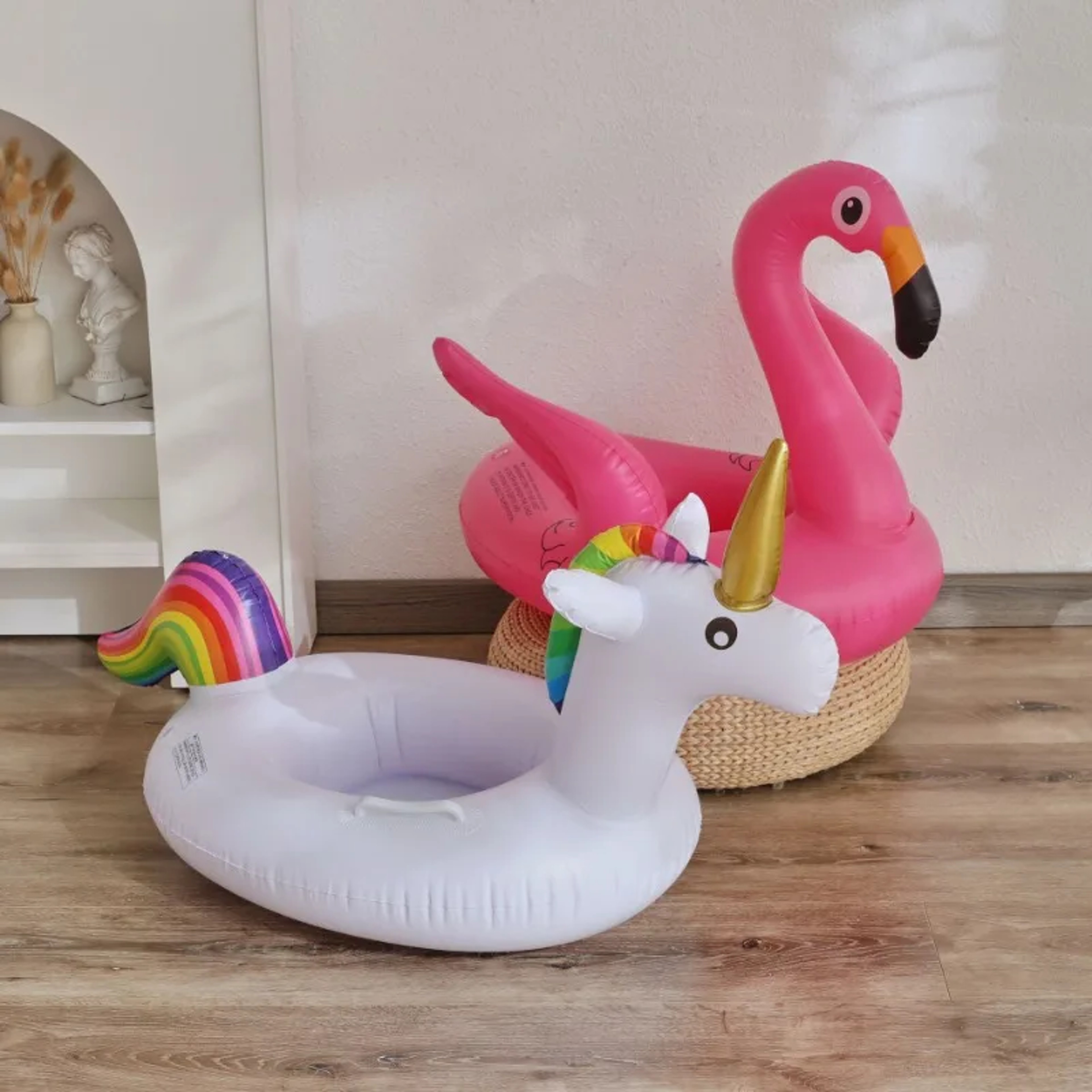 Flamingo Baby Swim Ring Inflatable Pool Float Seat For Kids Summer Water Fun 1