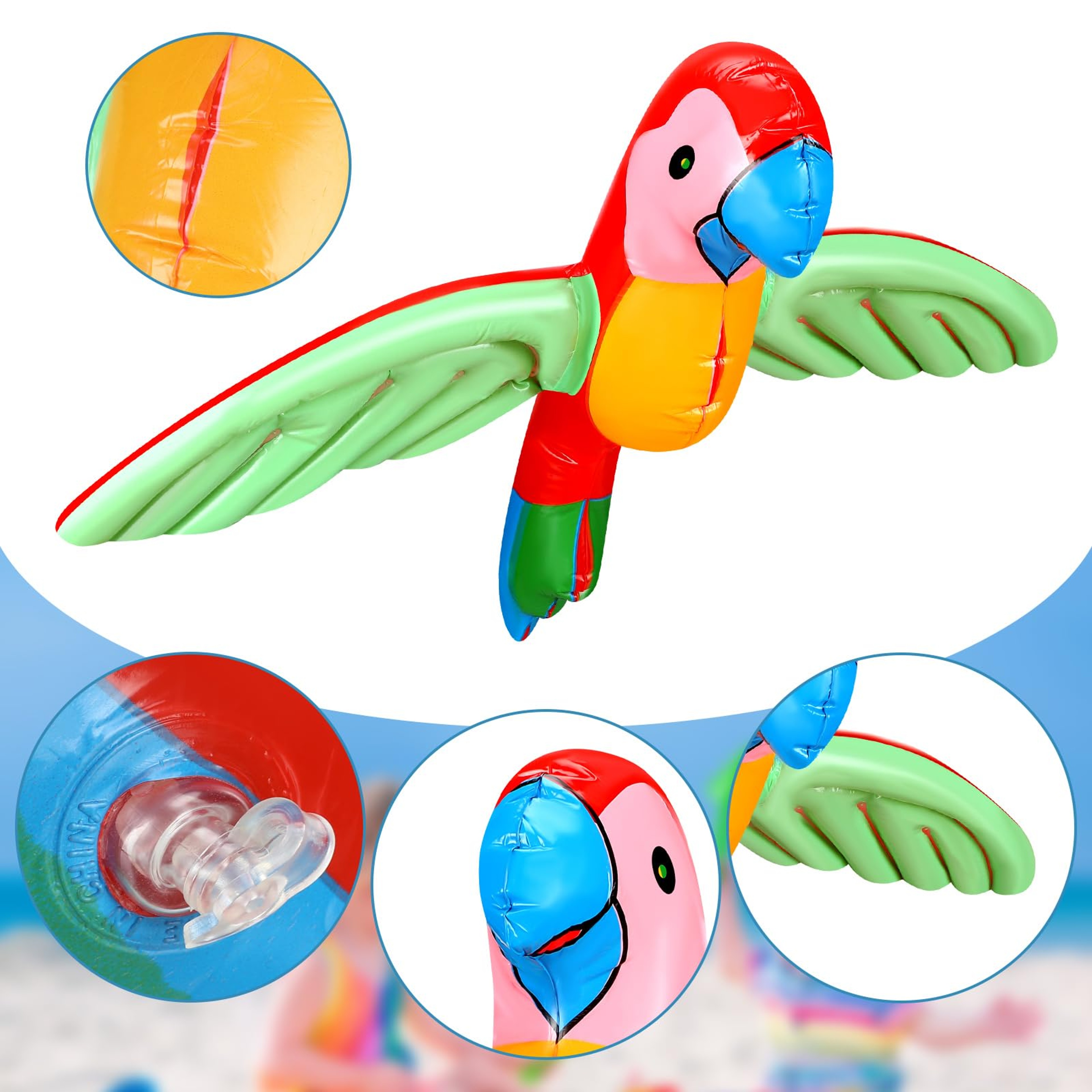 Inflatable Parrot Toss Game Toy for Beach Parties Outdoor Fun – view 5