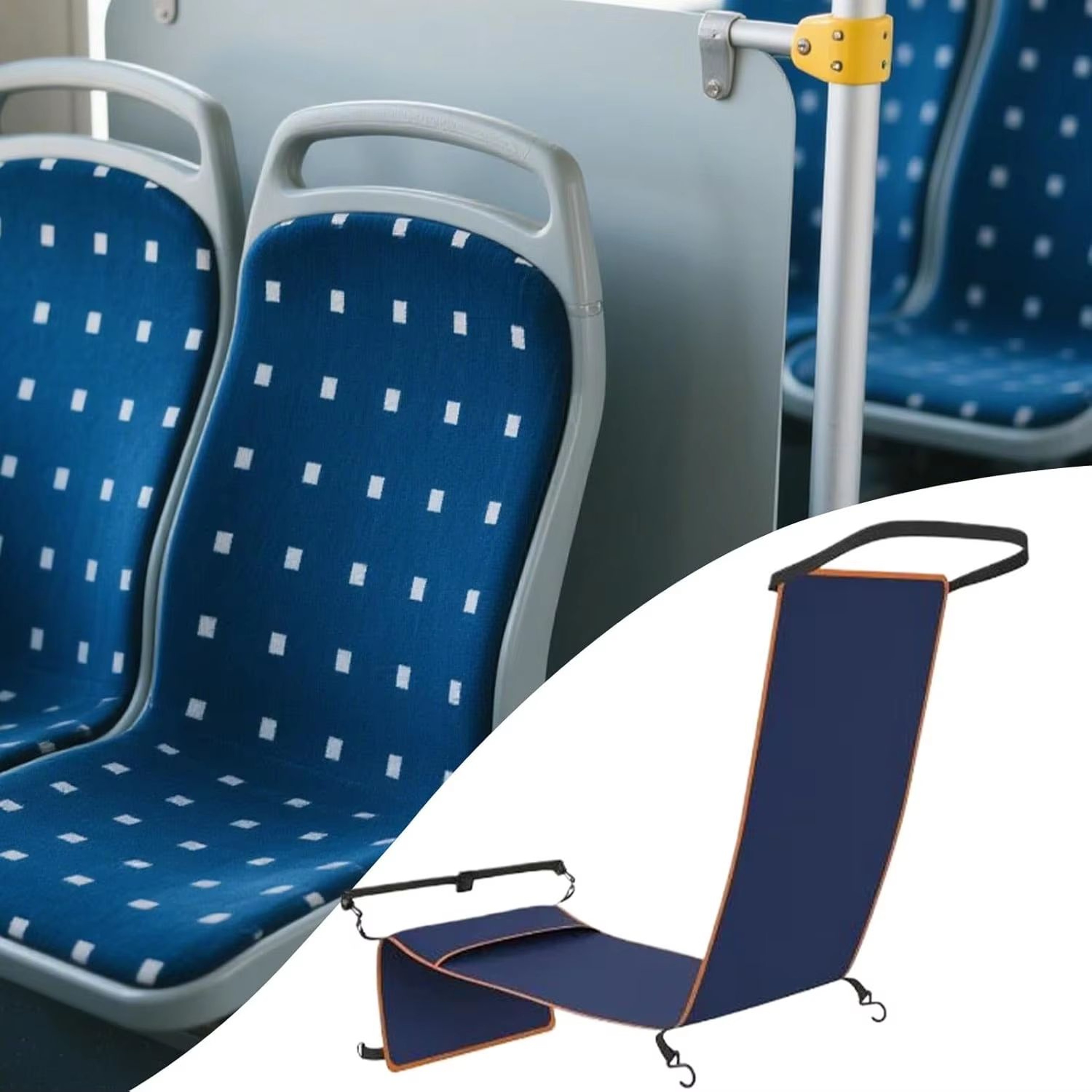 Travel Footrest Hammock for Adult Kids Multifunctional Airplane Foot Hanger, Baby Sleeping Bed for Plane, Train, Bus Car – view 8