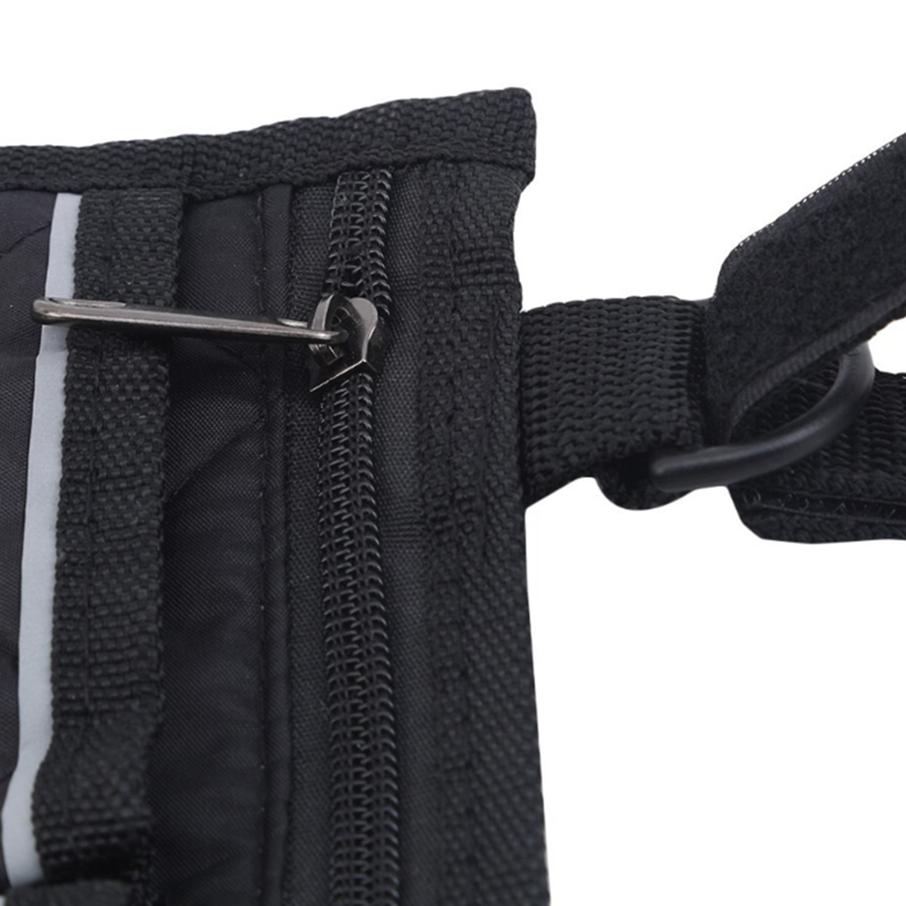 ComfortRide Wheelchair Side Bag Armrest Organizer with Reflective Strip – view 3