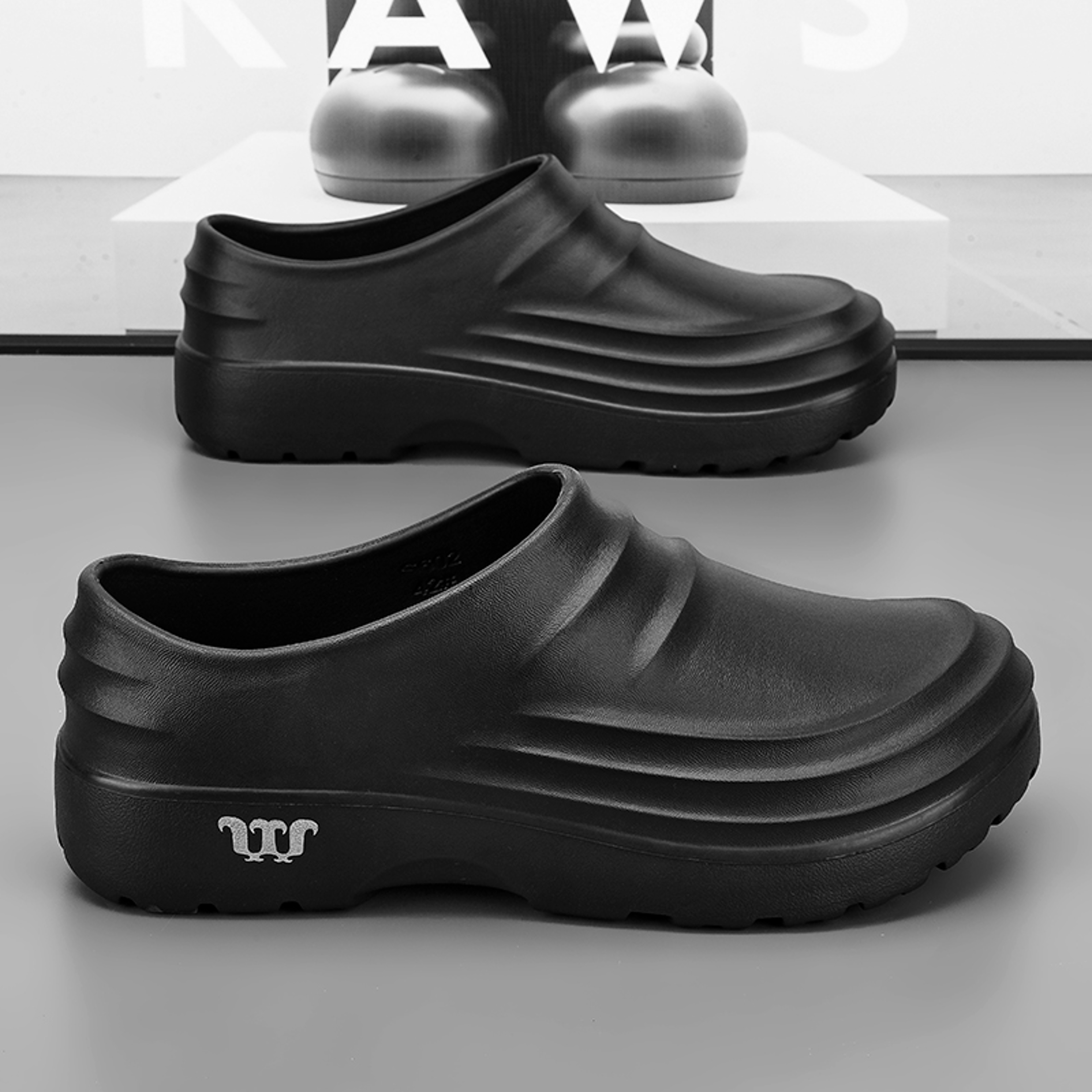 Non Slip Oil Resistant Chef Work Shoes for Men and Women – view 2