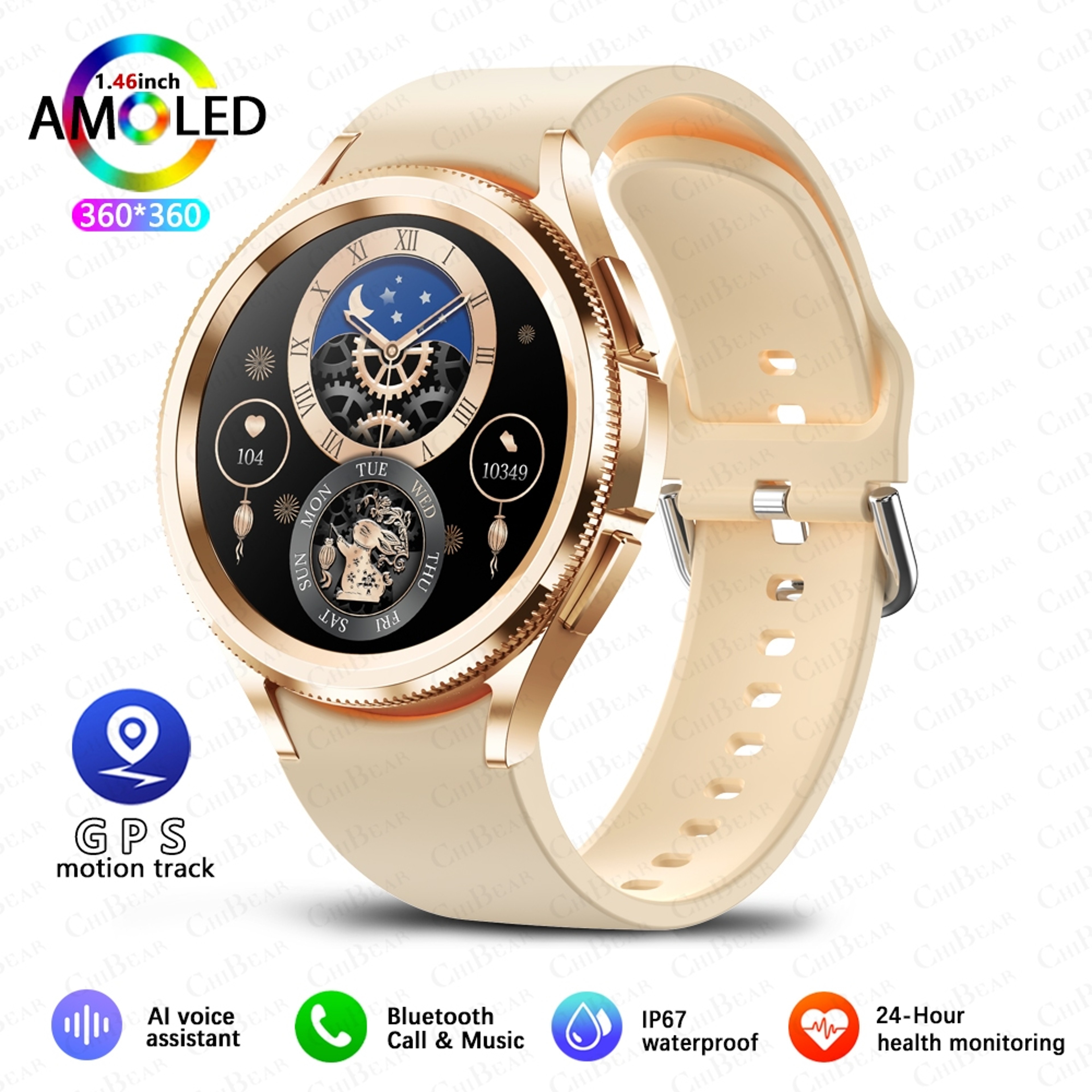 Galaxy Watch 6 Men Smartwatch With GPS Tracking AMOLED Screen And Fitness Modes 10