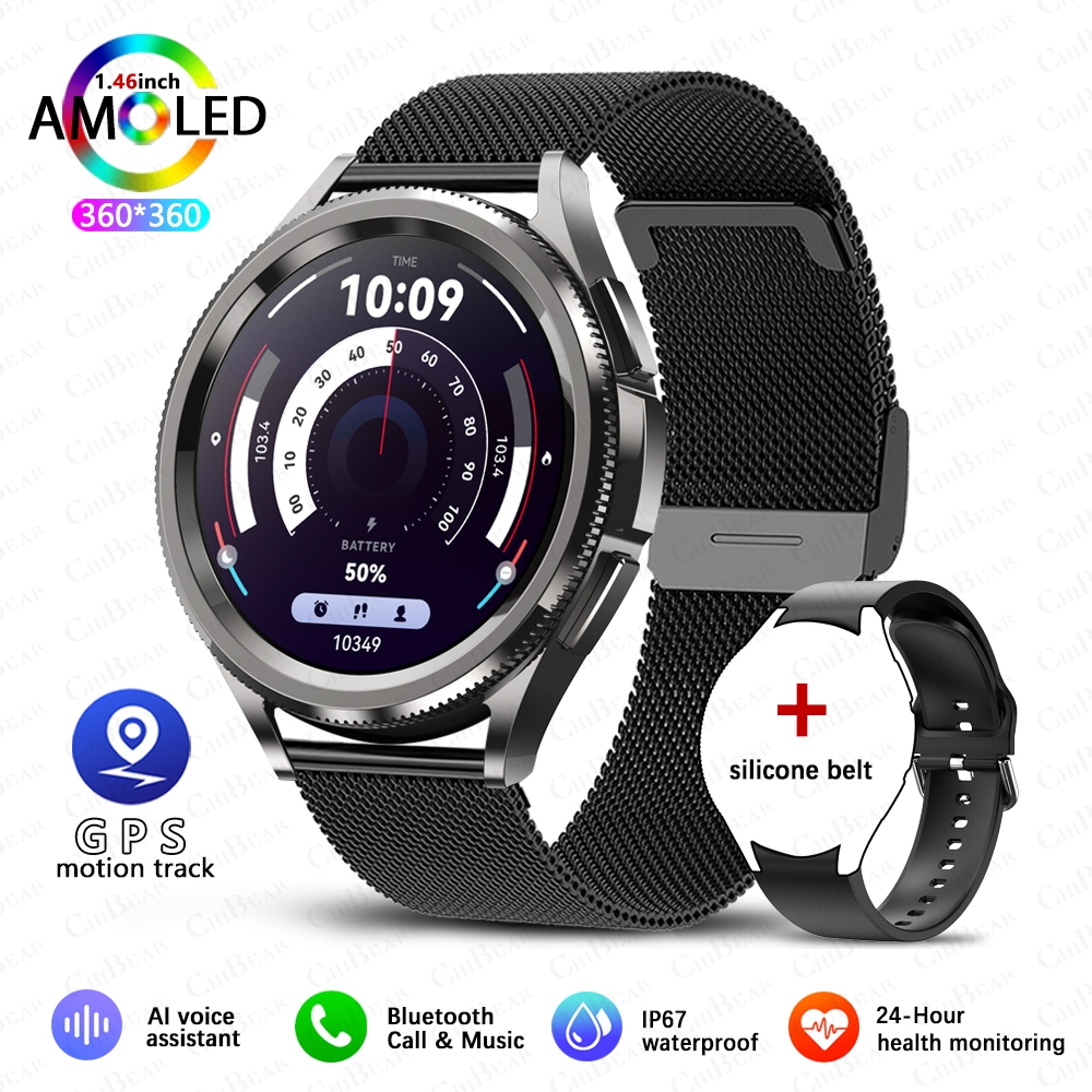 Galaxy Watch 6 Men Smartwatch With GPS Tracking AMOLED Screen And Fitness Modes 11