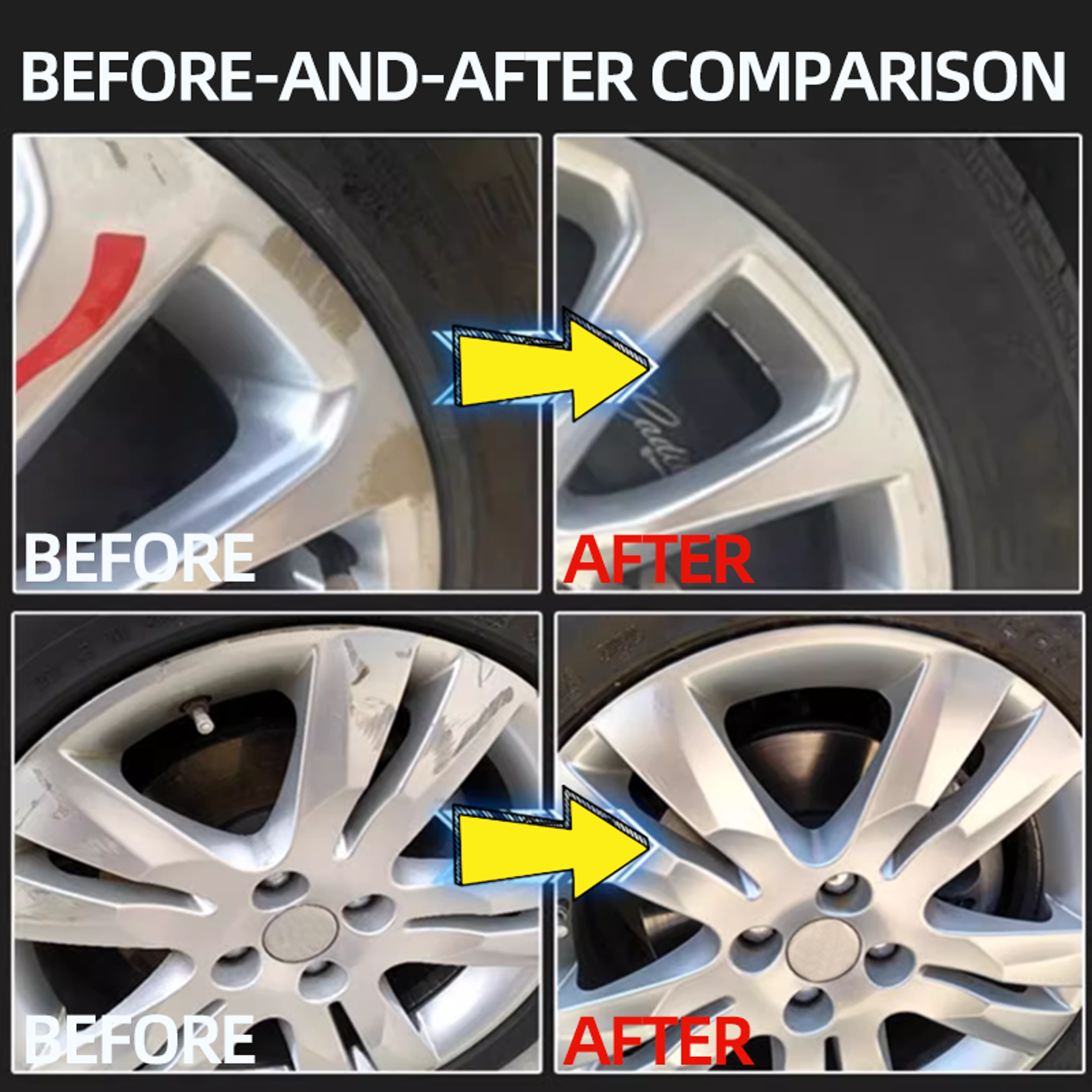 Graphene Alloy Wheel Repair Kit for Scratches, Rust Marks & Rim Shine – view 4