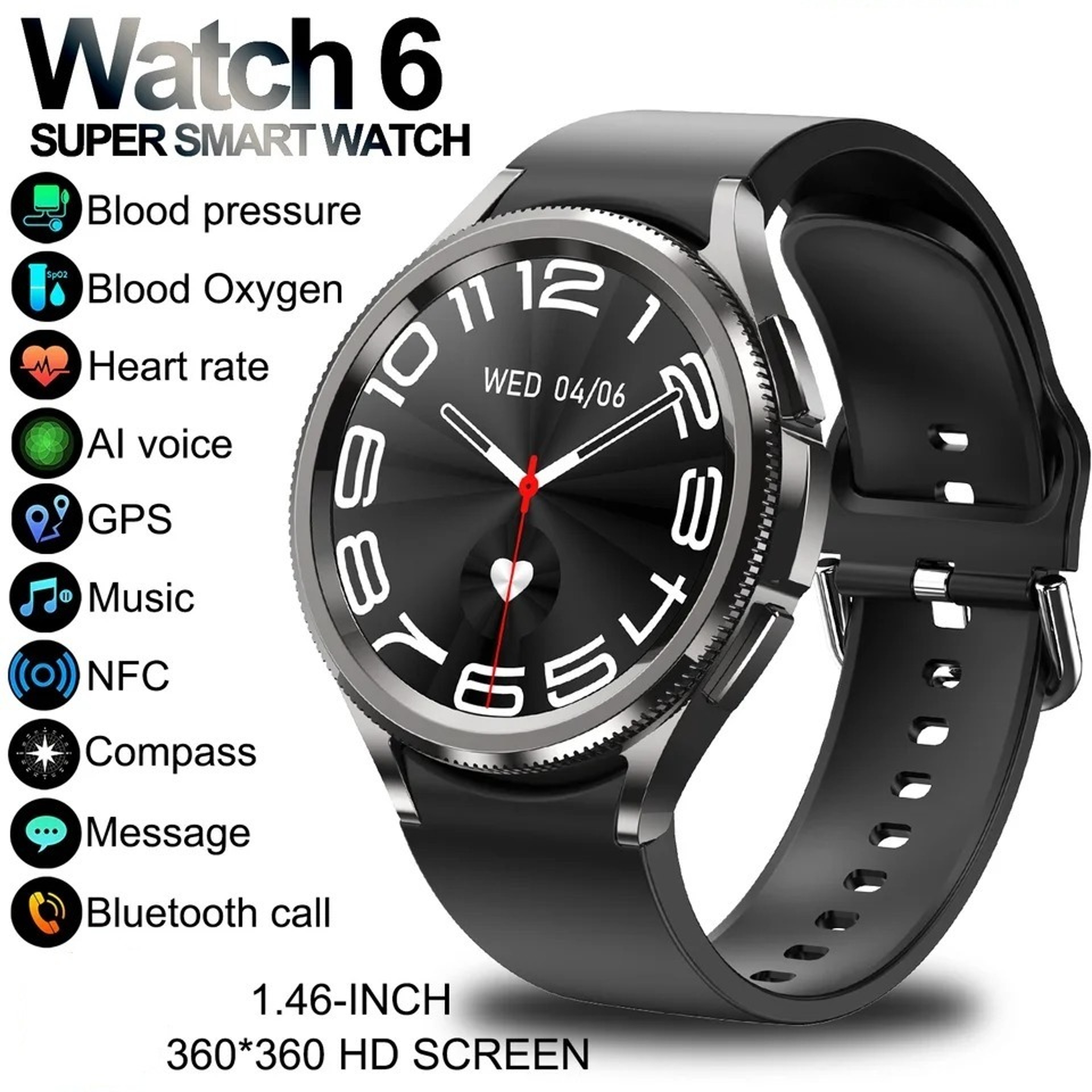 Galaxy Watch 6 Smartwatch for Men with GPS AMOLED Display and Fitness Tracking – view 20