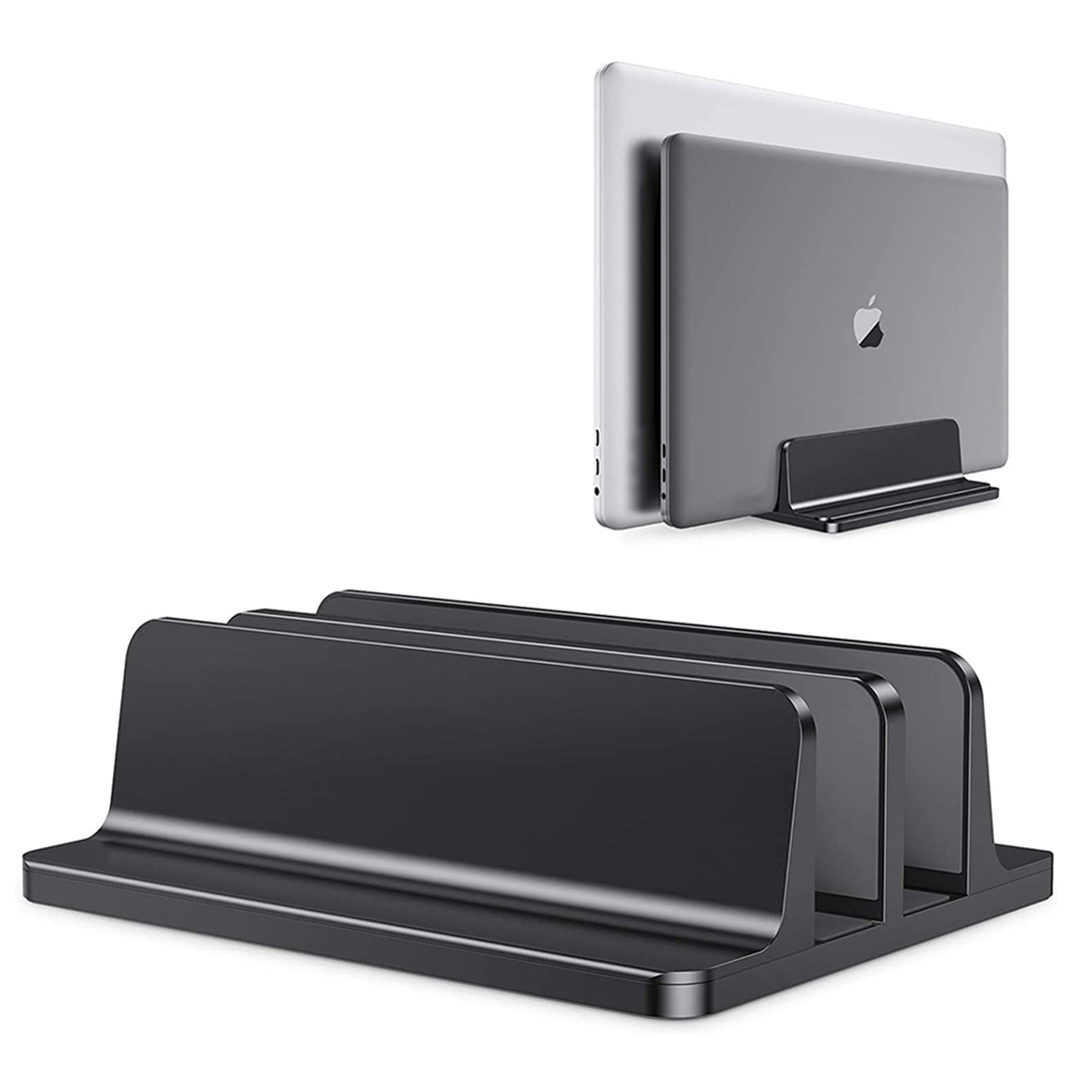 Aluminium Adjustable Vertical Laptop Stand, Portable Notebook Mount, MacBook Pro Air Holder, Support Base, Accessory – view 8