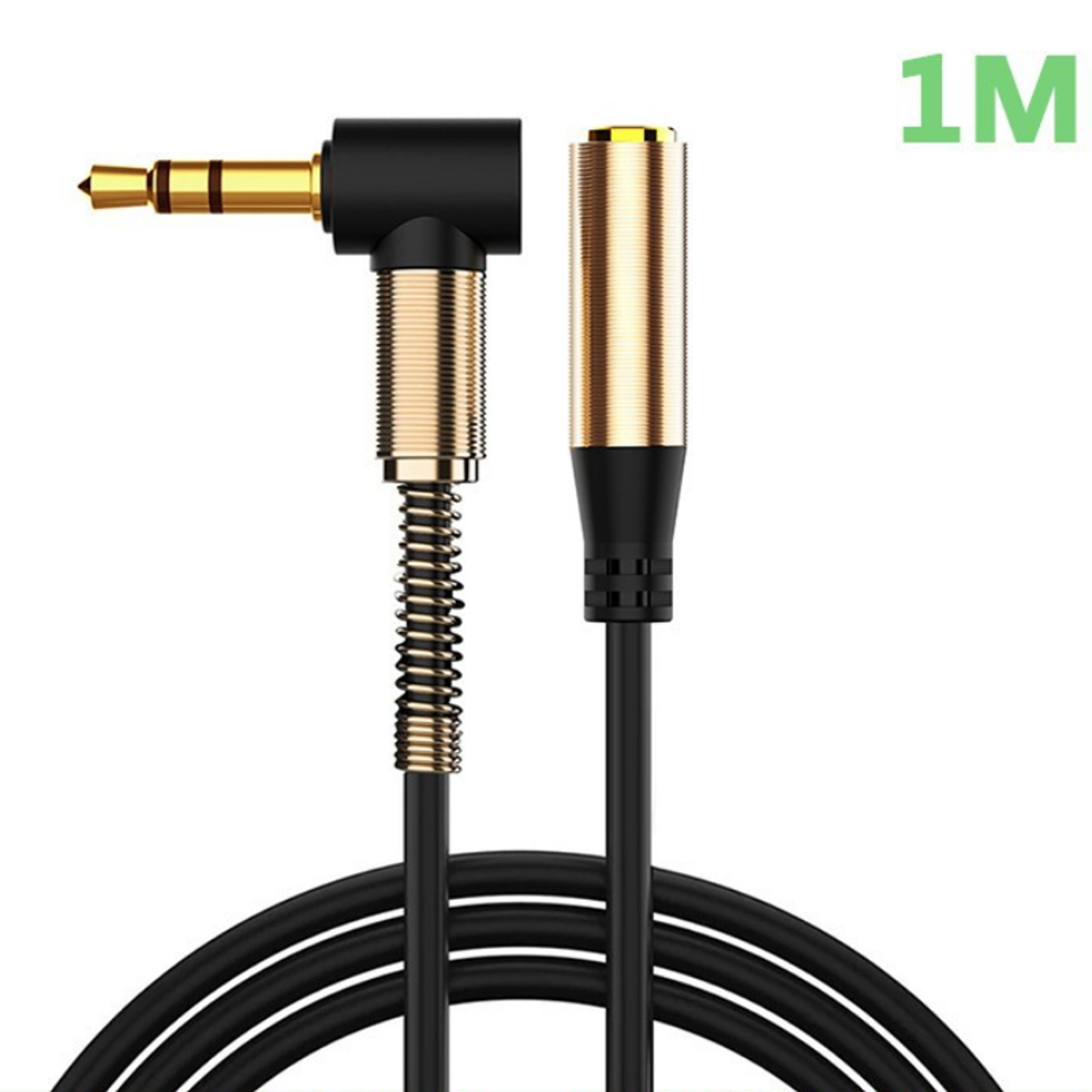 90 Degree Right Angle Audio 3.5mm Jack Aux Male to Female Elbow Extension Cable, Auxiliary Speaker Cable for PC – view 8