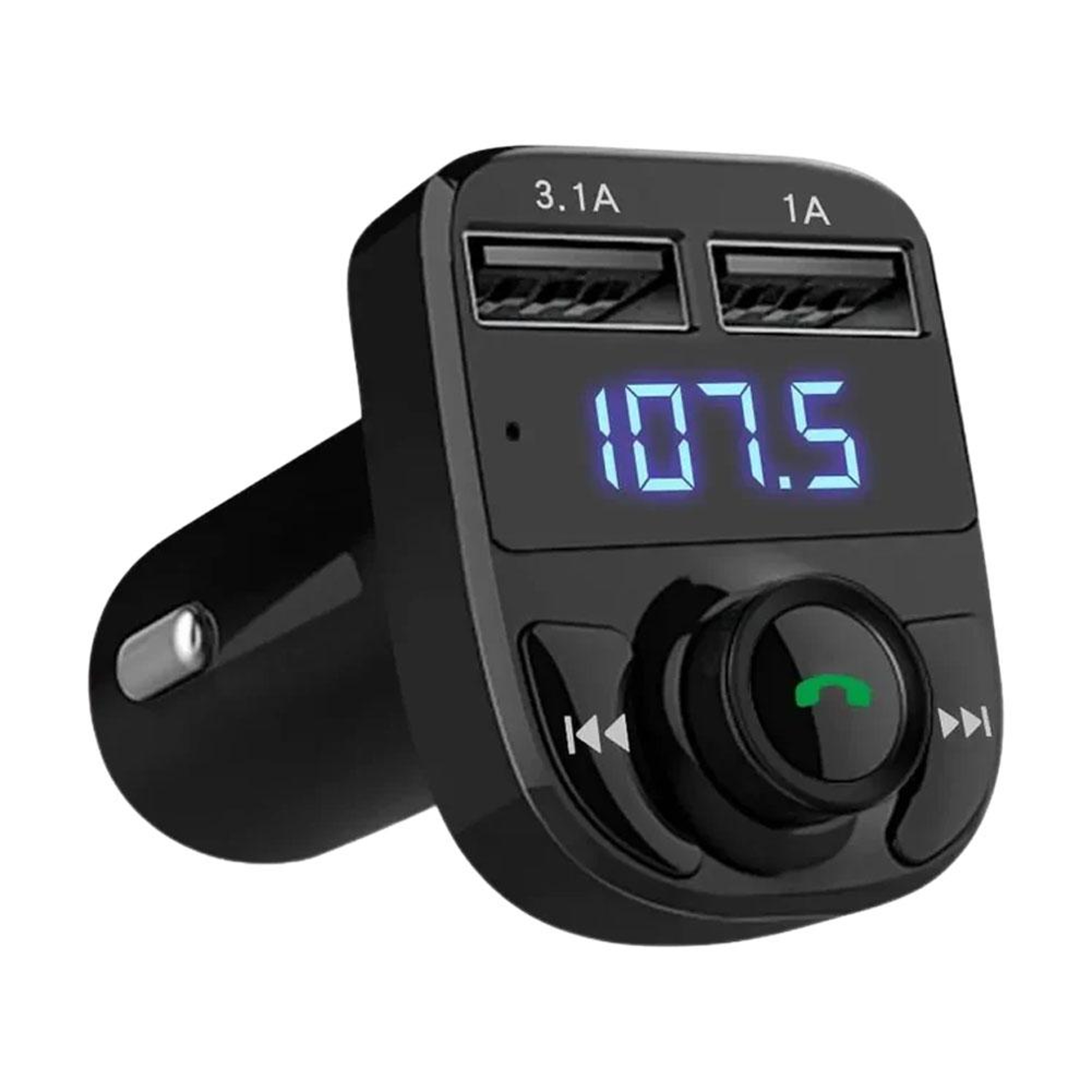 Wireless Bluetooth FM Transmitter Car Charger HandsFree Calling Radio Receiver Dual USB 0