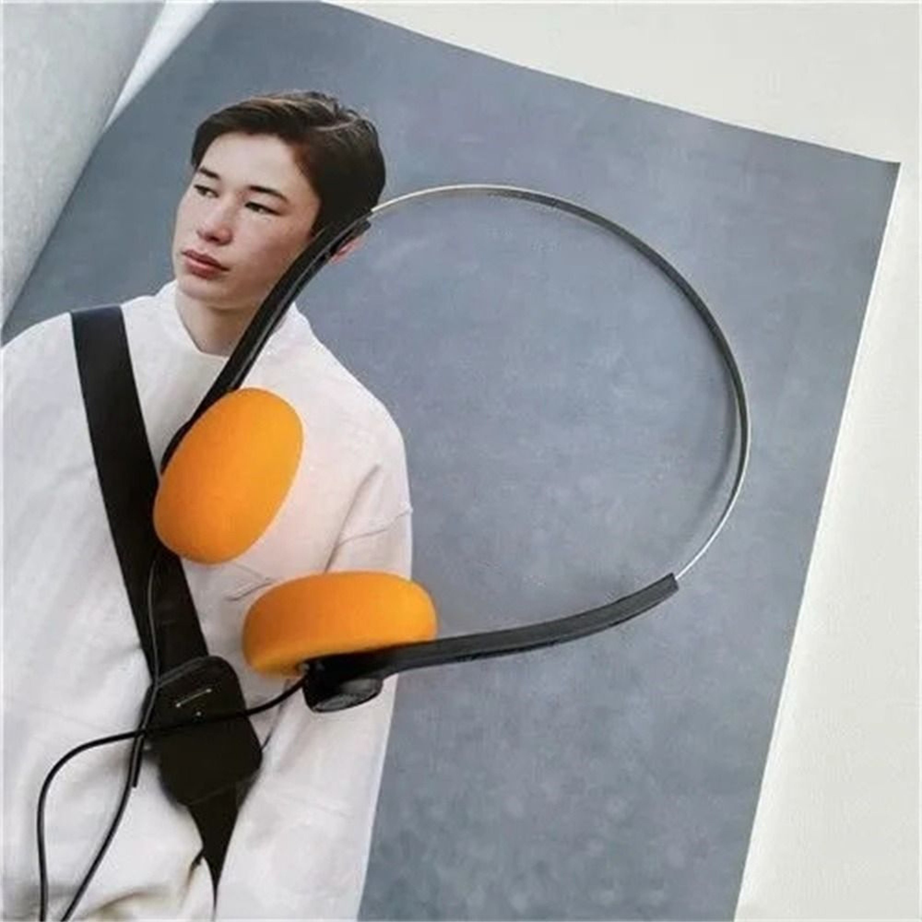 Vintage Wired Over Ear Headphone, Portable Underwire 3.5mm Music Mp3 – view 6