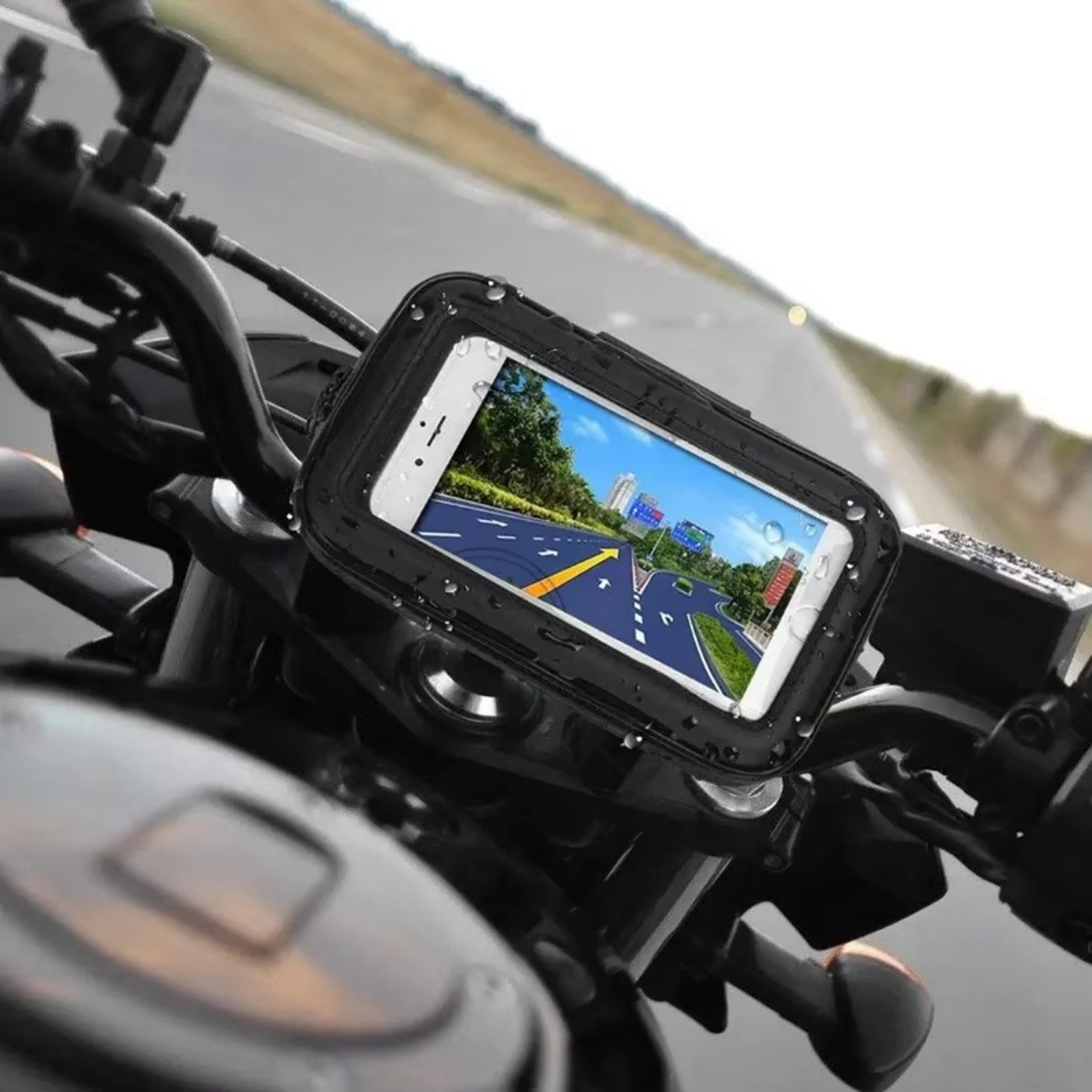 Bike Handlebar Phone Case Bag Waterproof Bicycle Phone Holder For IPhone Samsung Bike Phone Stand M 1