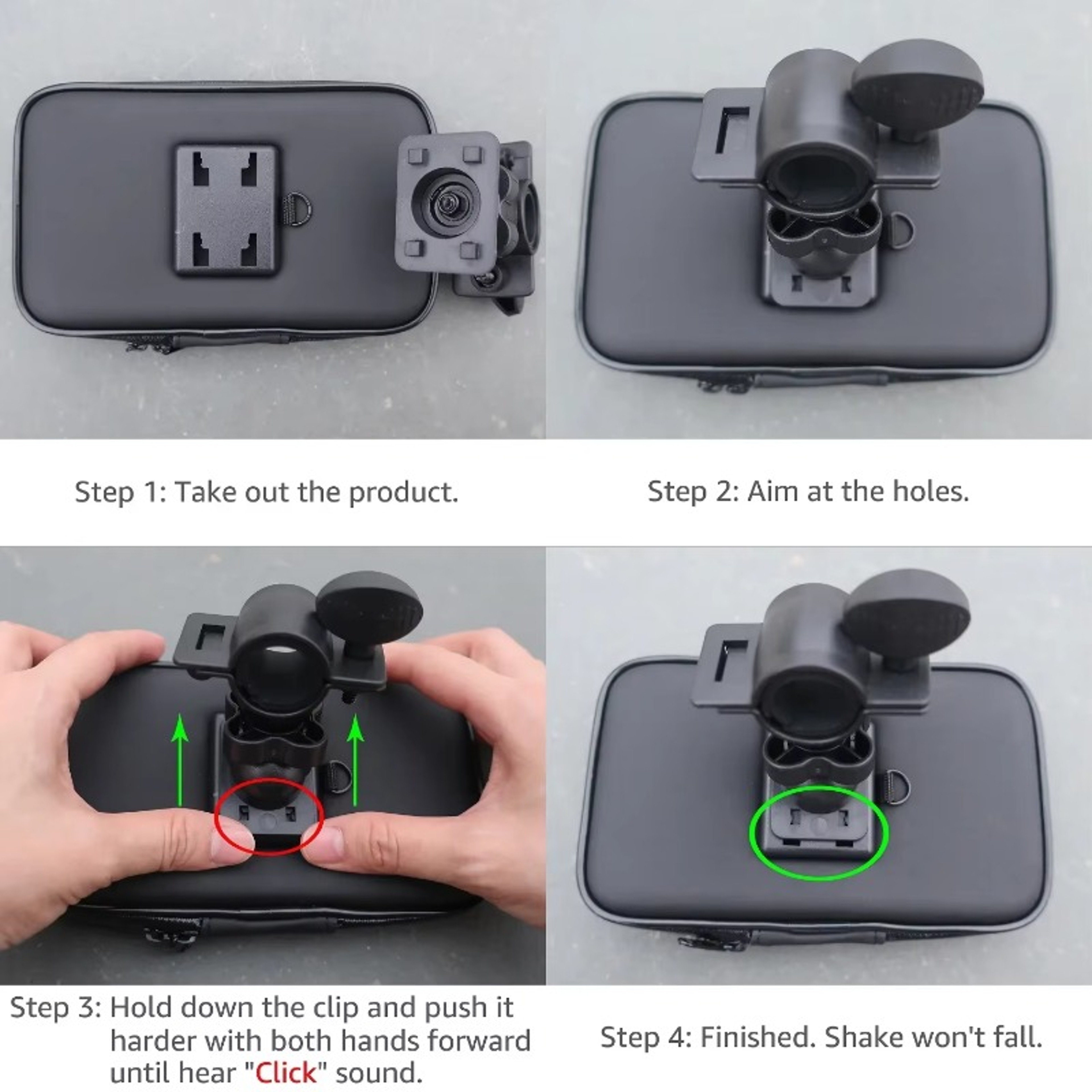 Bike Handlebar Phone Case Bag Waterproof Bicycle Phone Holder For IPhone Samsung Bike Phone Stand M 3