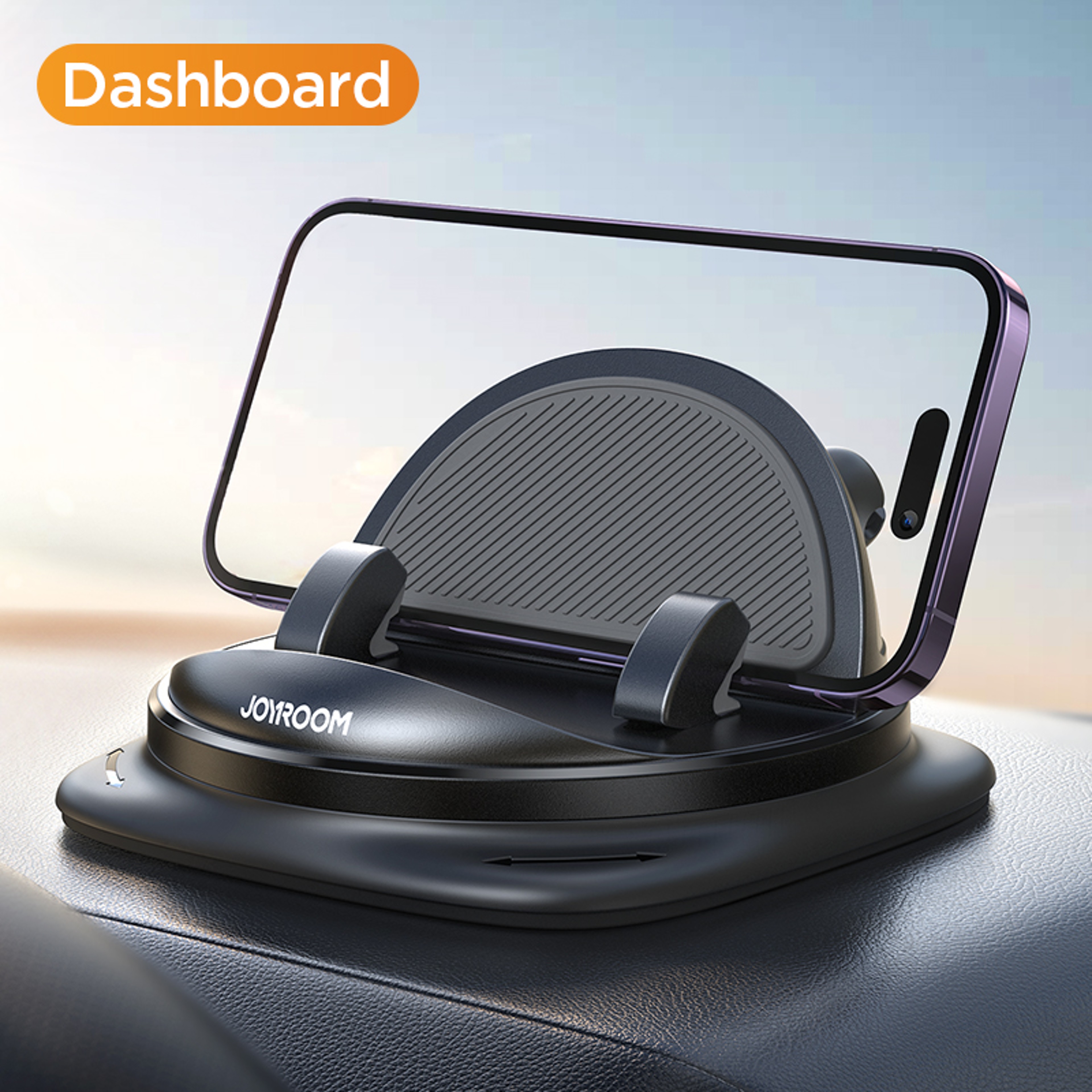 Reusable Silicone Car Phone Mount, Universal Dashboard Phone Holder, Anti-Slip Dash Pad Mat for Car – view 7