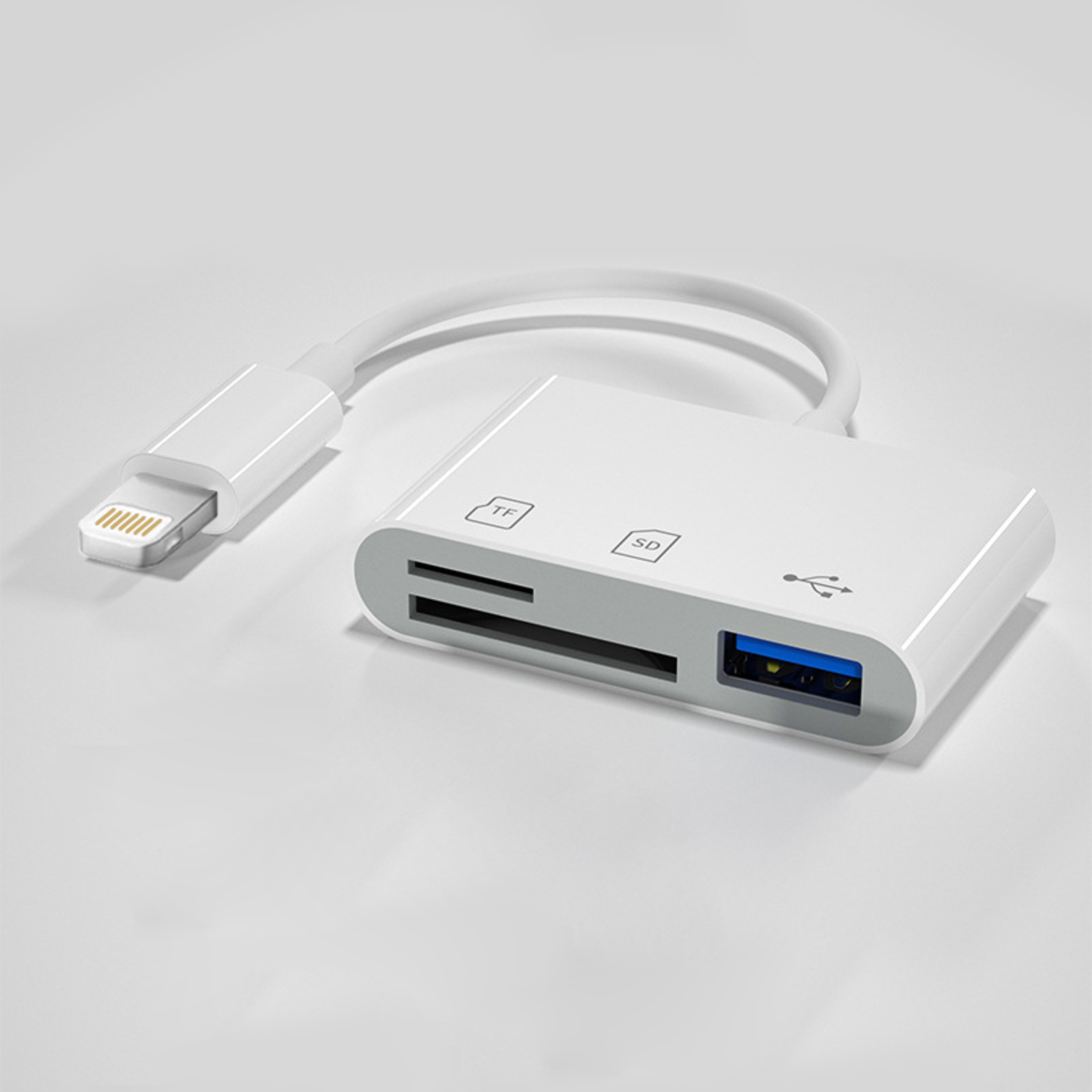 OTG Adapter USB 3.0 Type C SD TF Card Reader for iPhone 14 15 16 iPad MacBook Android Cameras Plug and Play – view 8