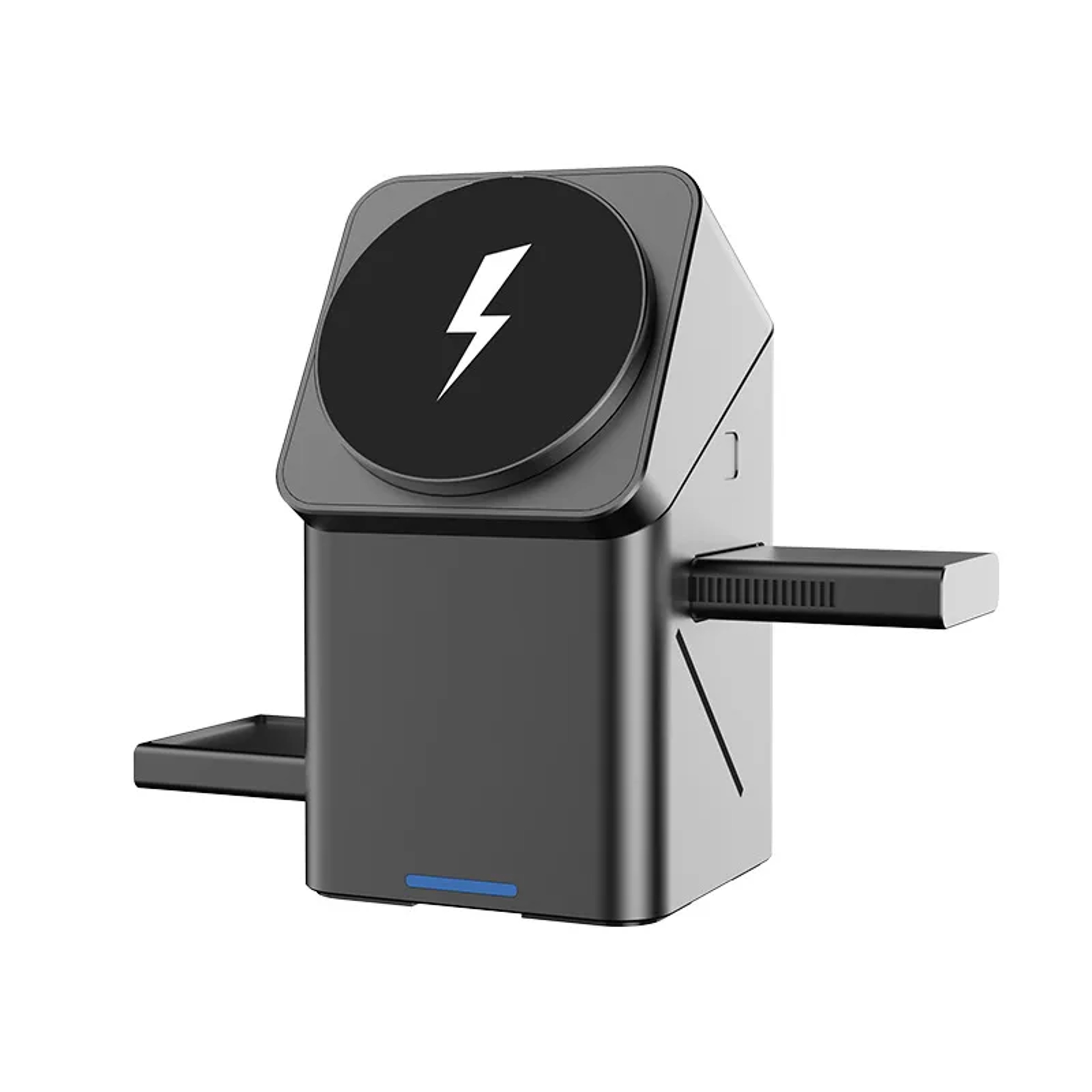 Multi Function 3 In 1 Wireless Charger For IPhone New Automatic Touch Magnetic IWatch AirPods Charg 1
